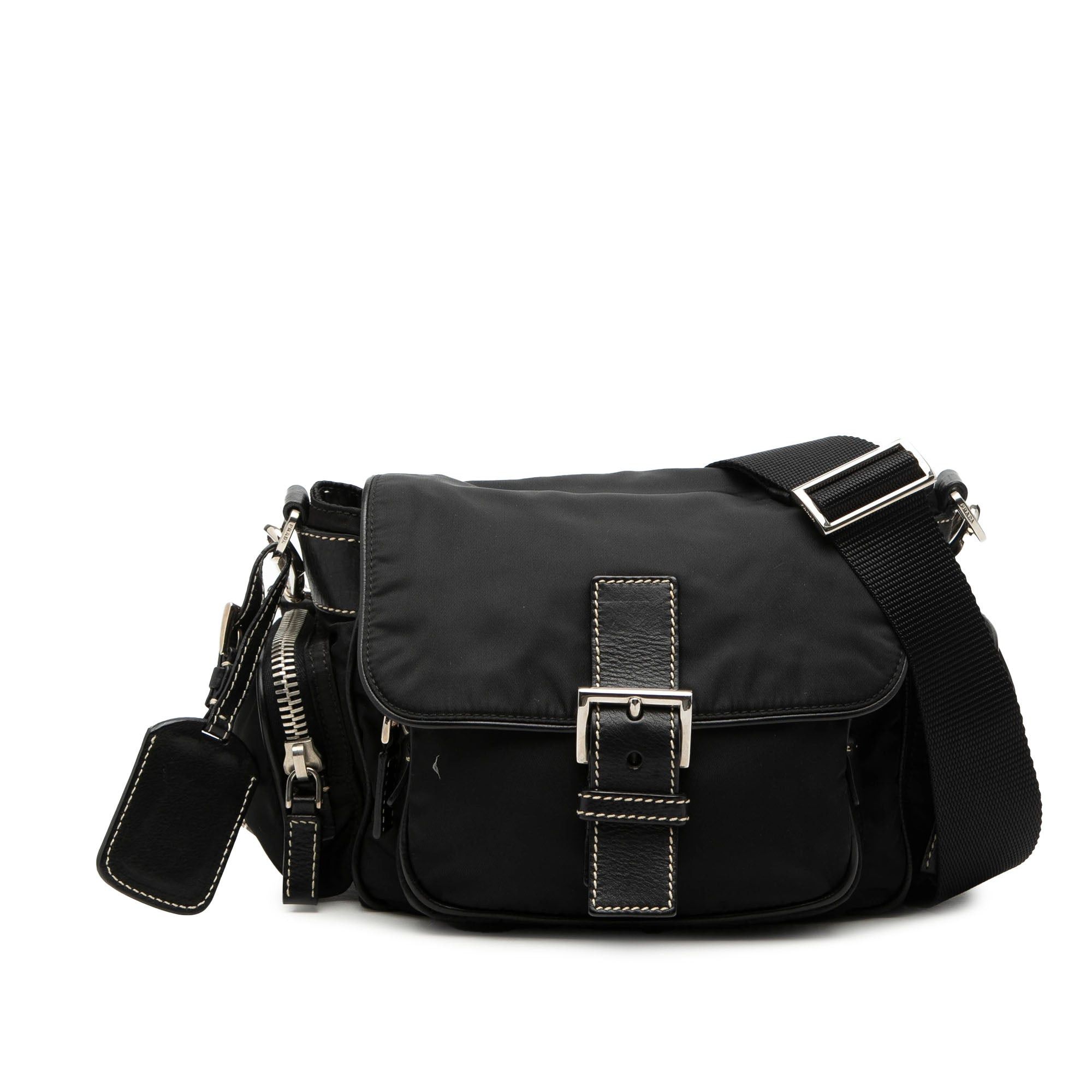 Prada Tessuto Buckle Messenger Bag Size ONE SIZE - 1 Thumbnail