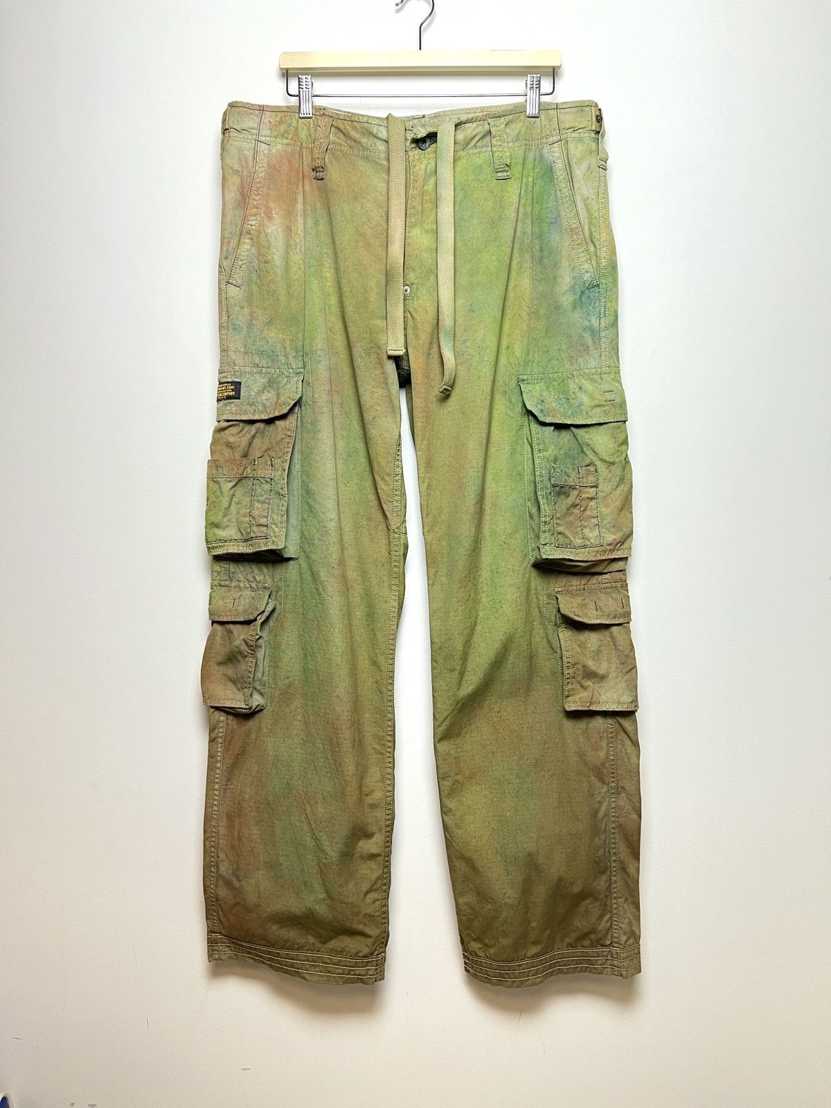 Polo Ralph Lauren ralph lauren tie dye cargo camo multipocket army pants Size US 36 / EU 52 - 1 Thumbnail
