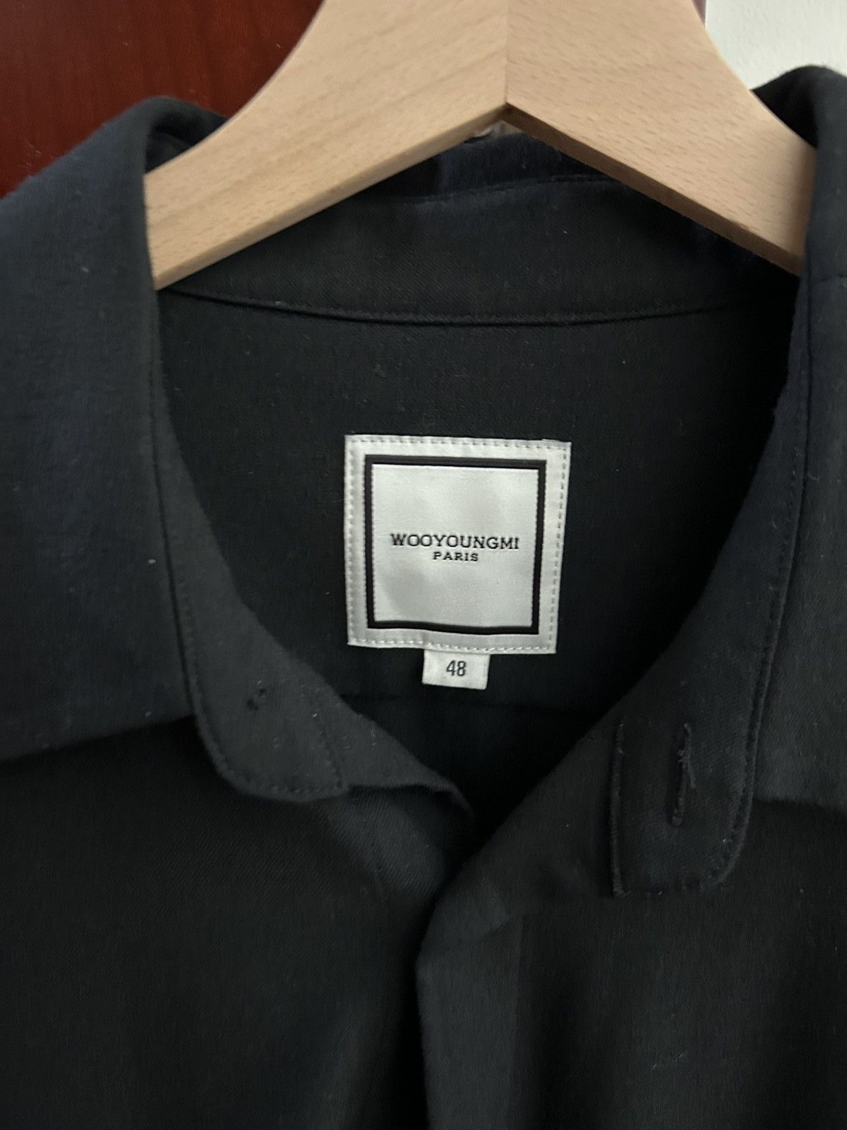 Wooyoungmi Wooyoungmi layered collar wool blending shirt Size US M / EU 48-50 / 2 - 3 Thumbnail