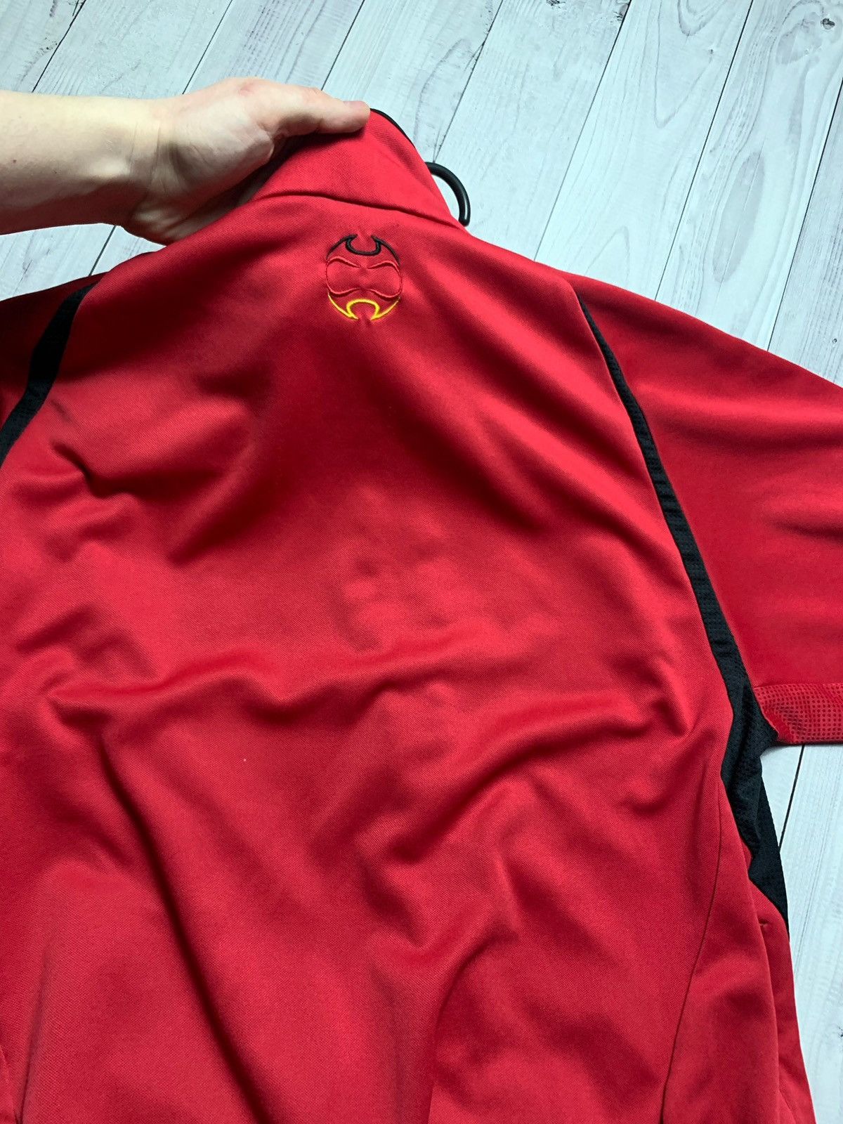 Vintage Adidas Germany vintage soccer track jacket Size M/L Size US M / EU 48-50 / 2 - 7 Thumbnail