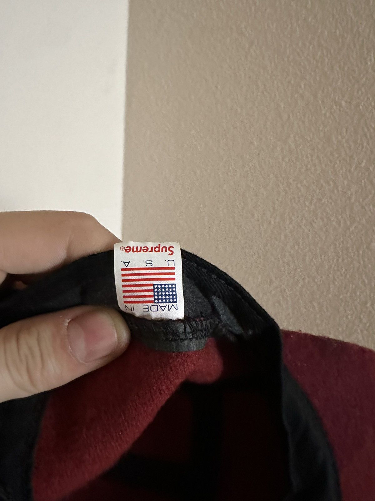 Supreme Red Camo Supreme Cap Size ONE SIZE - 4 Thumbnail
