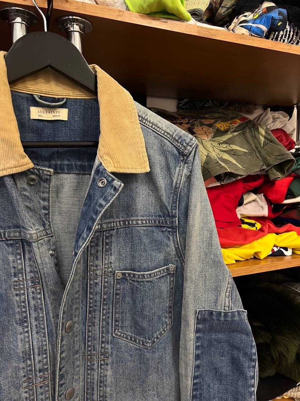 Allsaints Allsainta Distressed Avant Garde Y2K Western Vibe Jacket Size M / US 6-8 / IT 42-44 - 3 Thumbnail