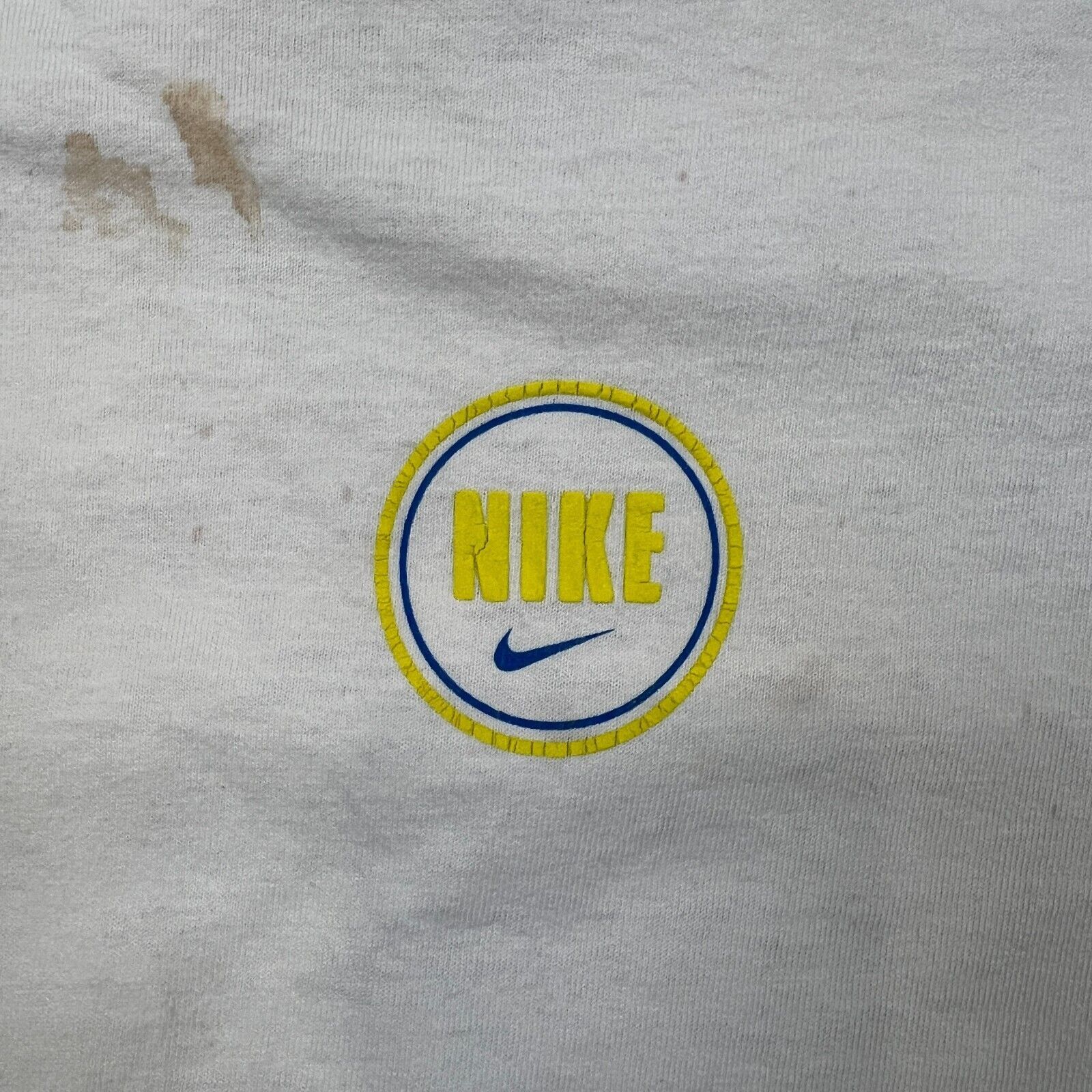 Nike × Vintage Vintage 90s Nike T Shirt XS Swoosh Graphic Short Sleeve Tee Size US XS / EU 42 / 0 - 2 Thumbnail