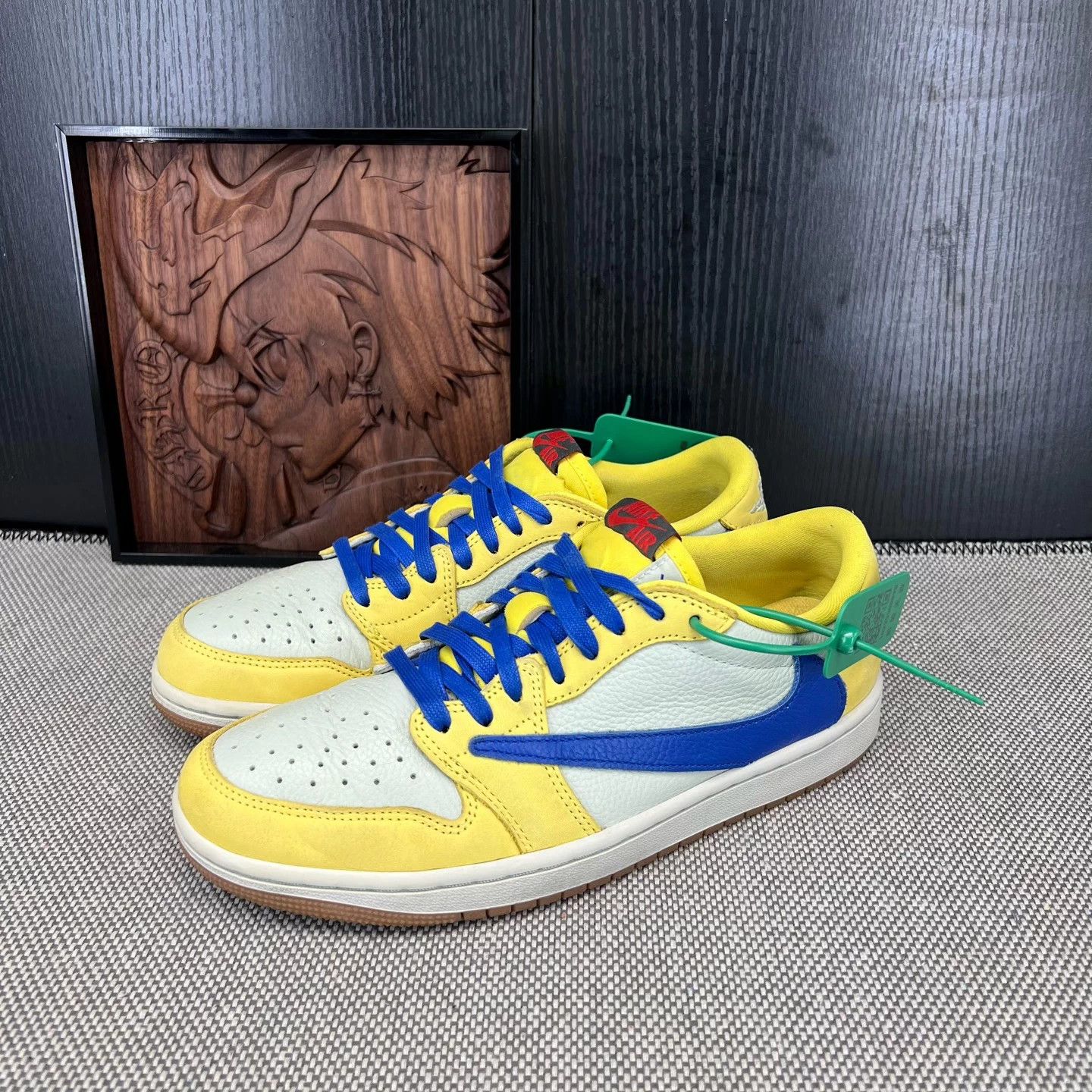 Nike AJ1 Low TS6.0 Yellow Hook 40.5 Size US 7.5 / EU 40-41 - 1 Thumbnail