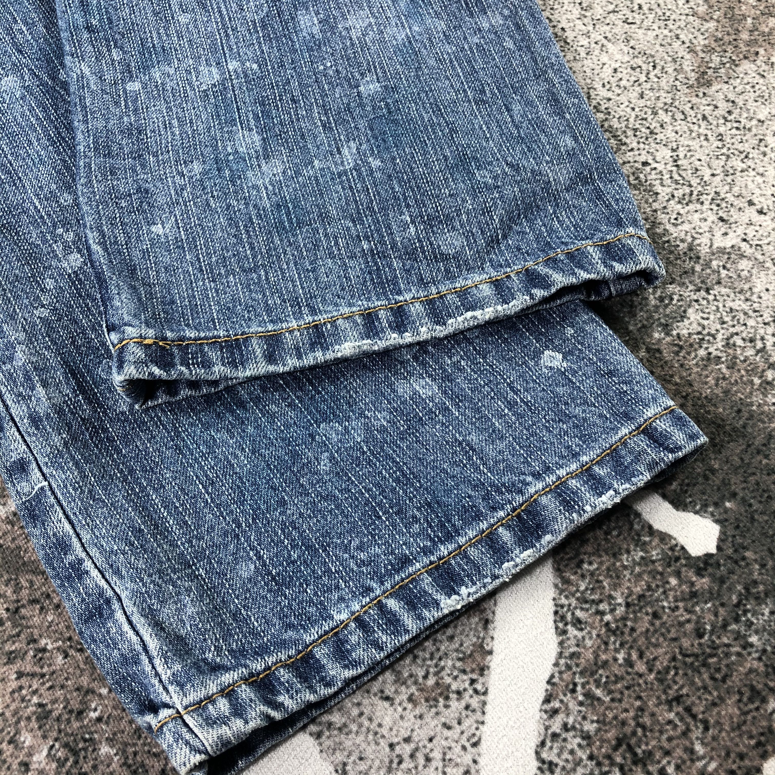 Japanese Brand Red Wing Jeans Faded Blue Denim KJ1248 Size US 32 / EU 48 - 6 Thumbnail