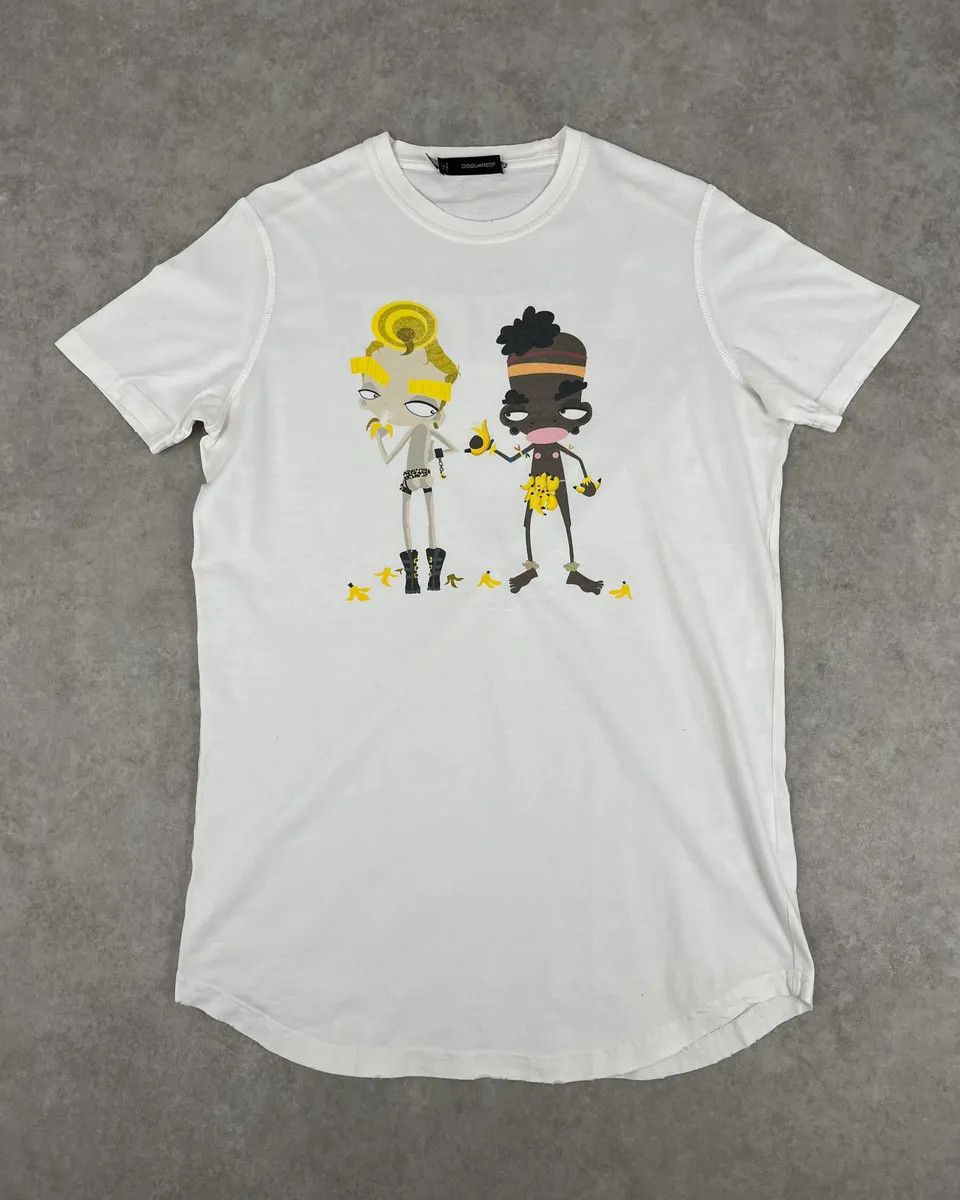 Dsquared2 SS2014 Dsquared2 White Graphic Print Jungle T-Shirt Size US M / EU 48-50 / 2 - 1 Thumbnail