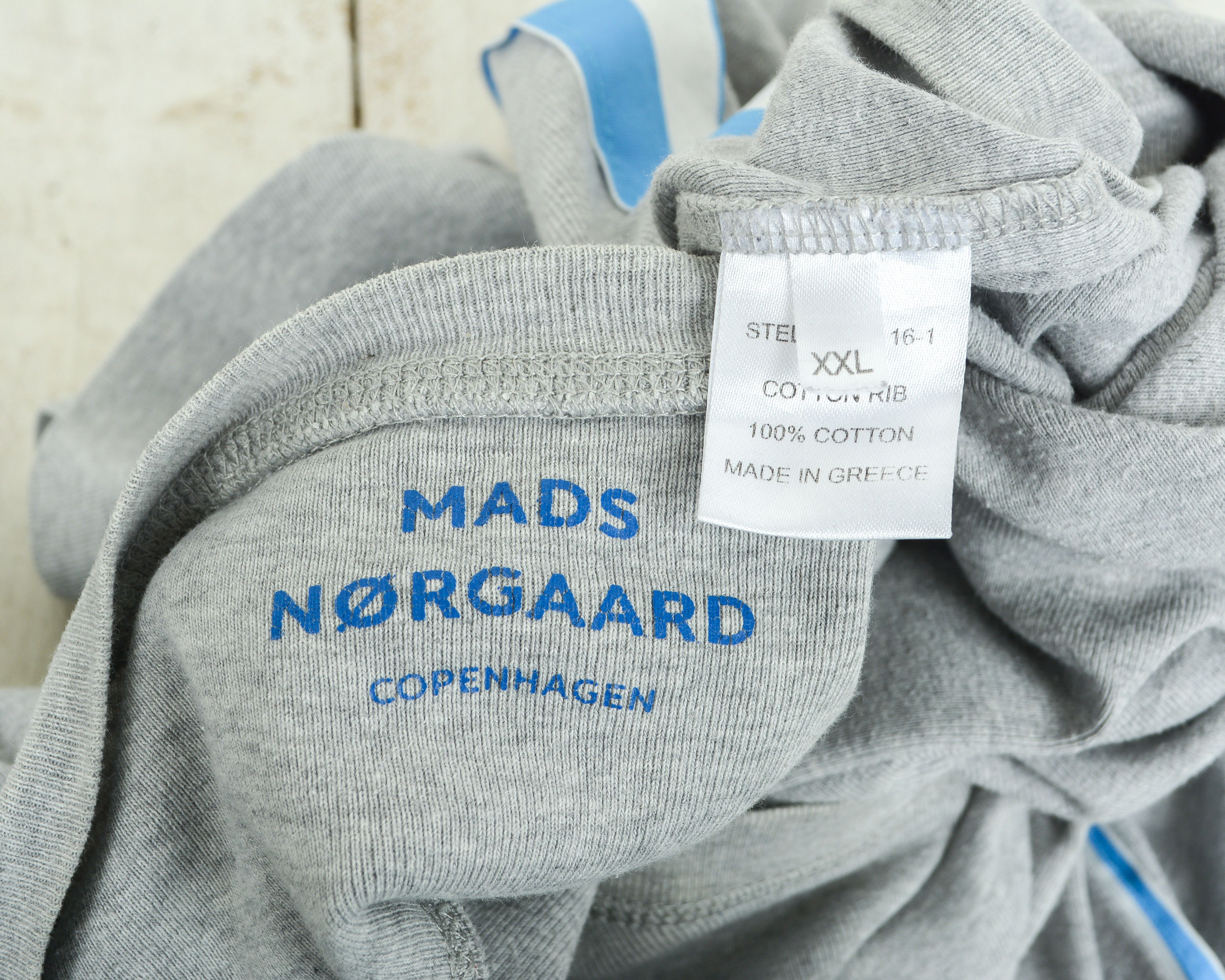 Mads Norgaard Stelt Tape 2XL Jumper Sweatshirt Organic Cotton Rib Pullover Size US XXL / EU 58 / 5 - 2 Thumbnail