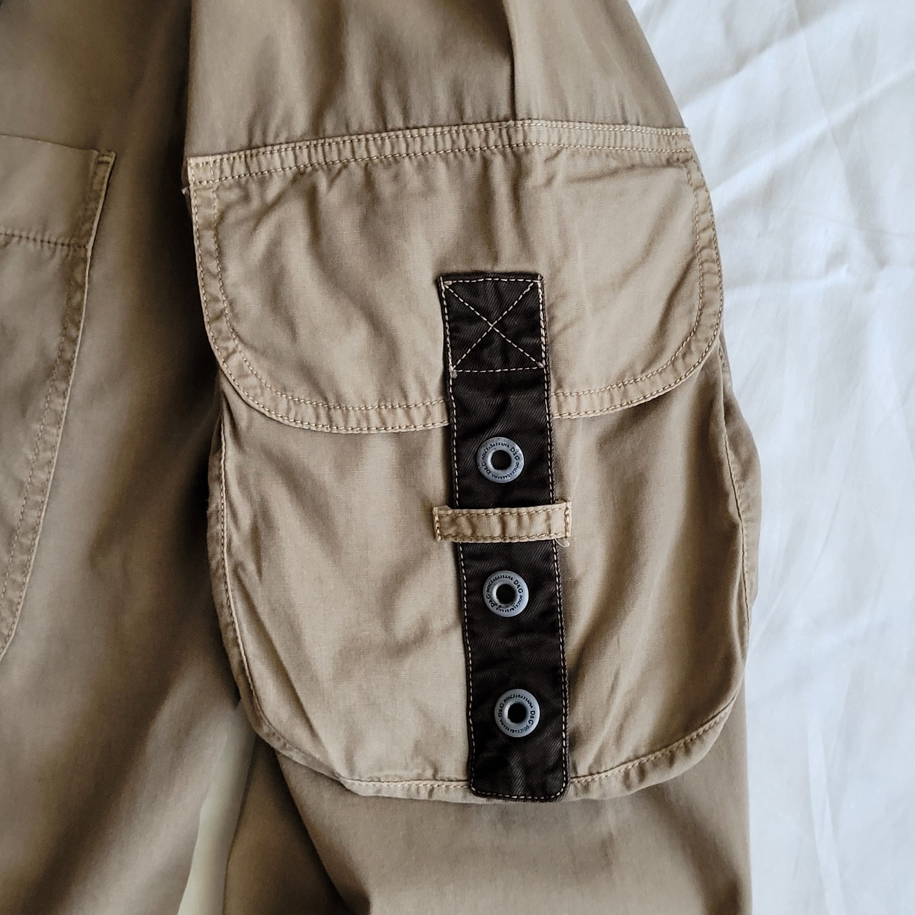 Dolce & Gabbana D&G 2003 rare cargo bondage military shirt Size US L / EU 52-54 / 3 - 8 Thumbnail