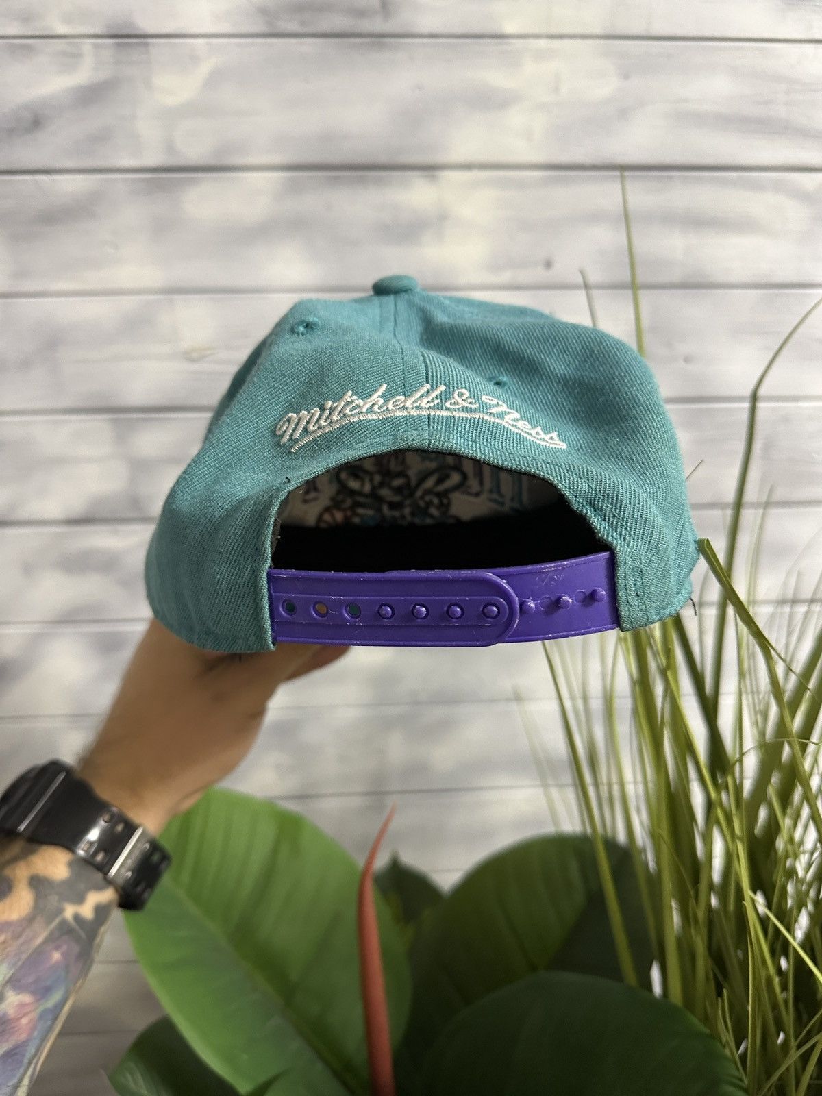 NBA Rare Vintage Cap Charlotte Hornets NBA 100% Wool Size ONE SIZE - 6 Thumbnail