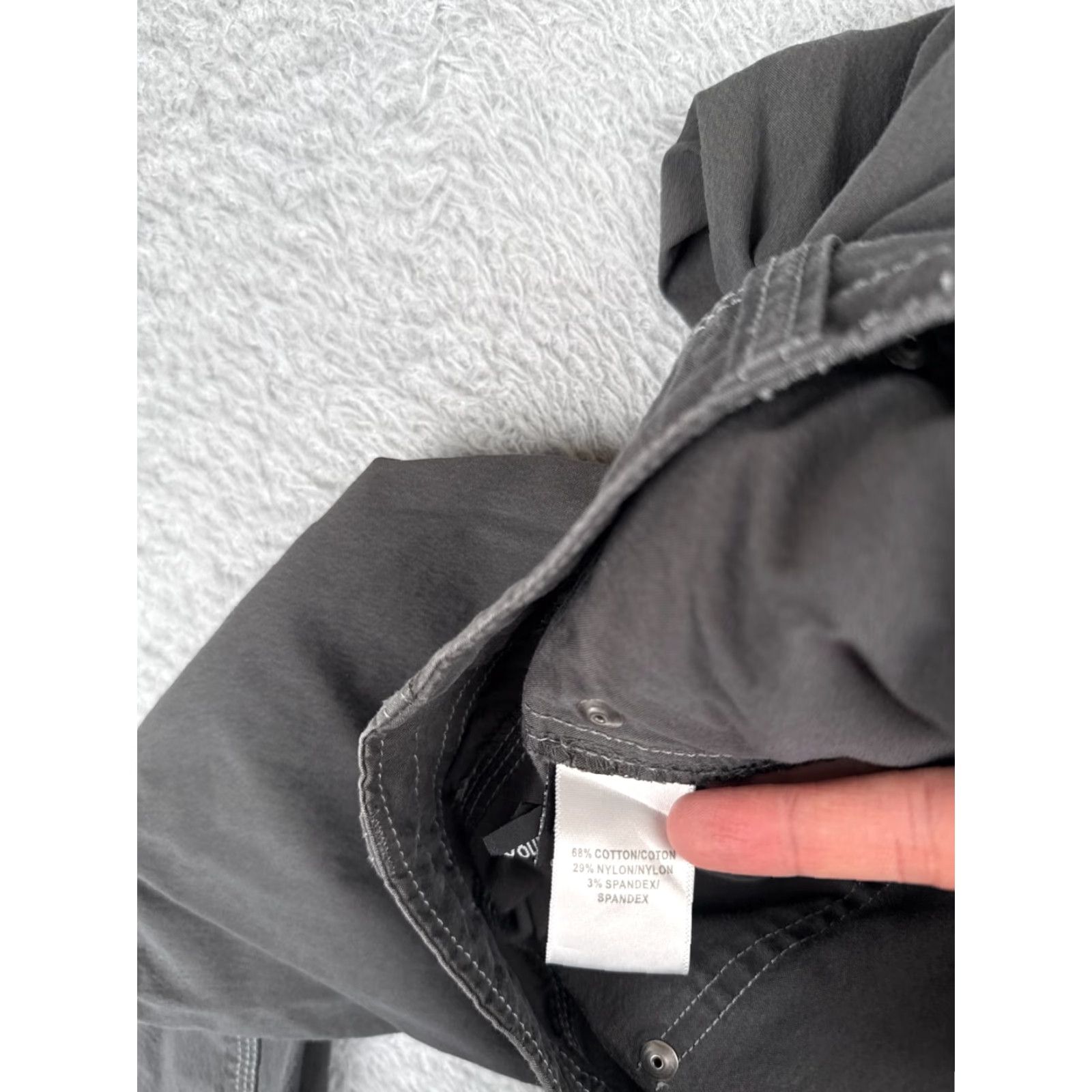 Vintage Kuhl Pants Womens 4 Gray Cargo Skinny Nylon Blend Cotton Hike Camp 28x32 Size 27" / US 4 / IT 40 - 7 Thumbnail