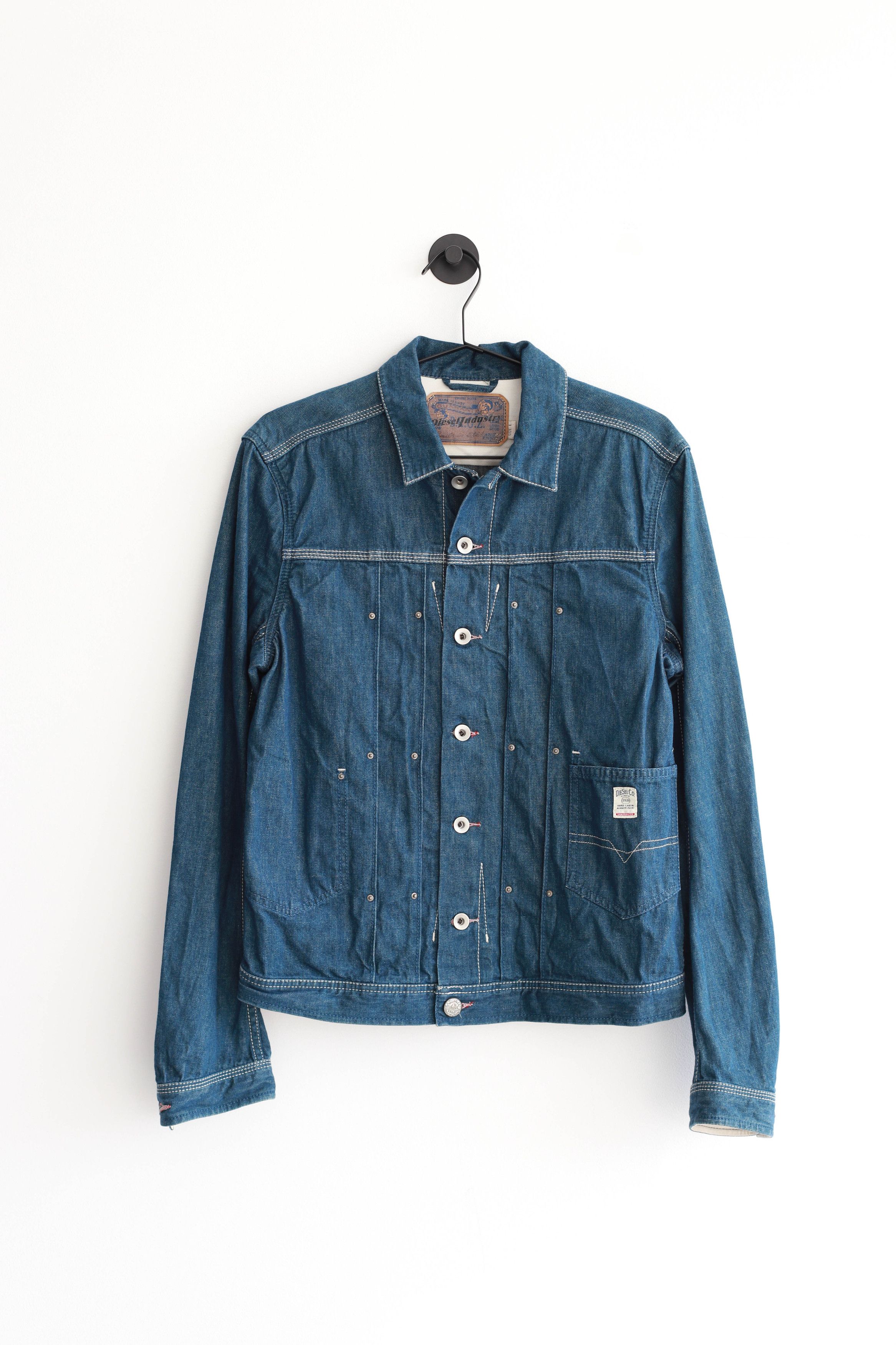 Diesel Men's Long Sleeve Juzicon Denim Jacket In Blue Denim Size US L / EU 52-54 / 3 - 1 Thumbnail
