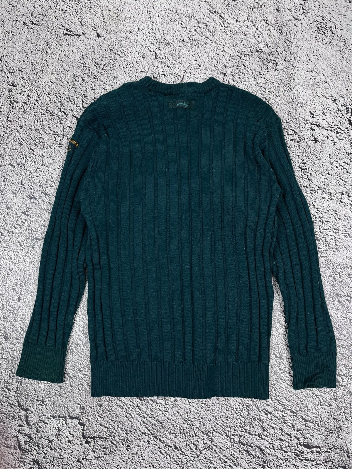 Paul & Shark Paul & Shark Yachting Long Sleeve 100% Wool Ribbed Sweater Size US M / EU 48-50 / 2 - 7 Thumbnail