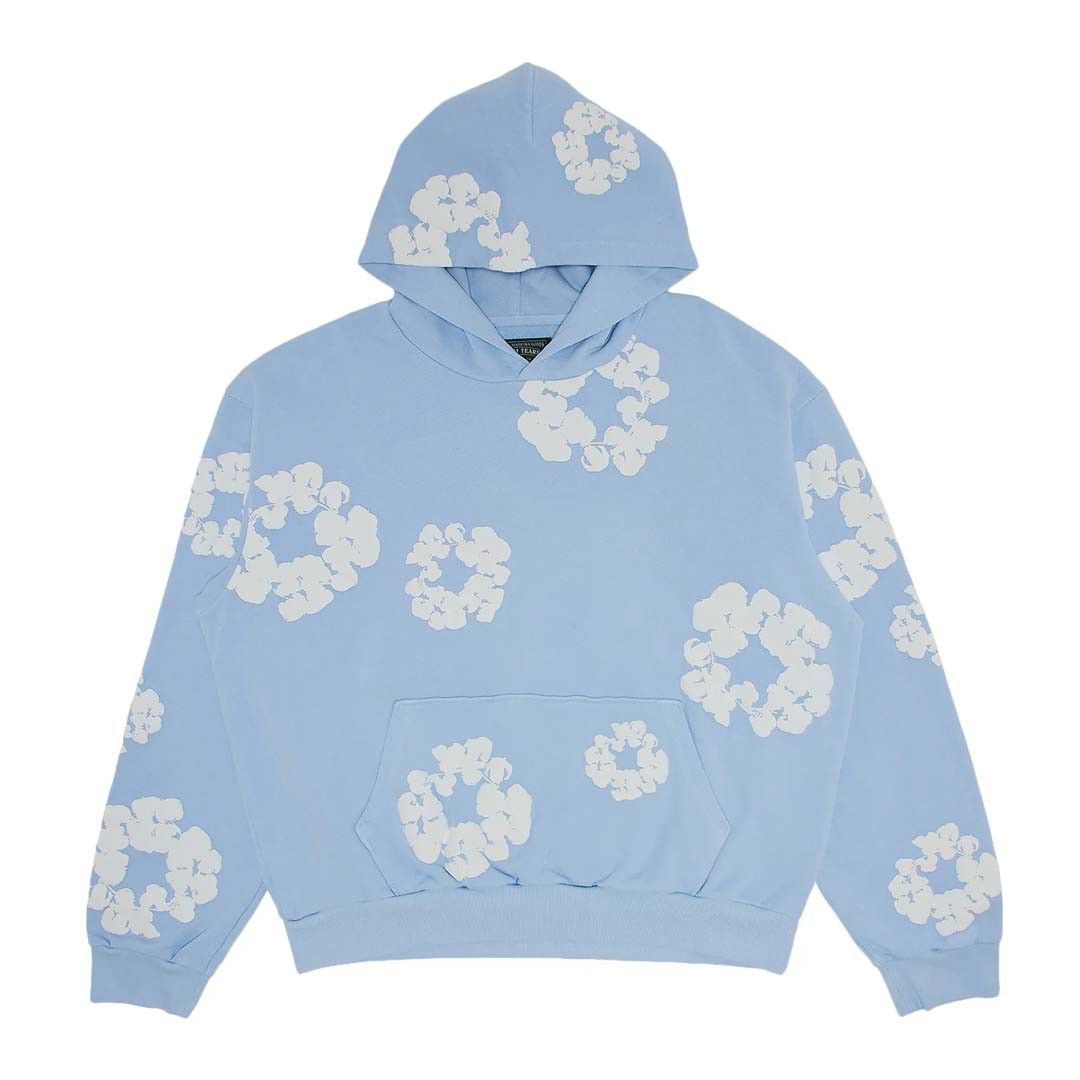 The Cotton Wreath Hoodie 'Powder Blue'