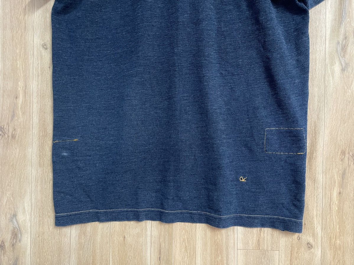 45rpm × Indigo × Japanese Brand 45RPM Deep Indigo Polo Shirt L Made in Japan 🇯🇵 Size US L / EU 52-54 / 3 - 10 Thumbnail