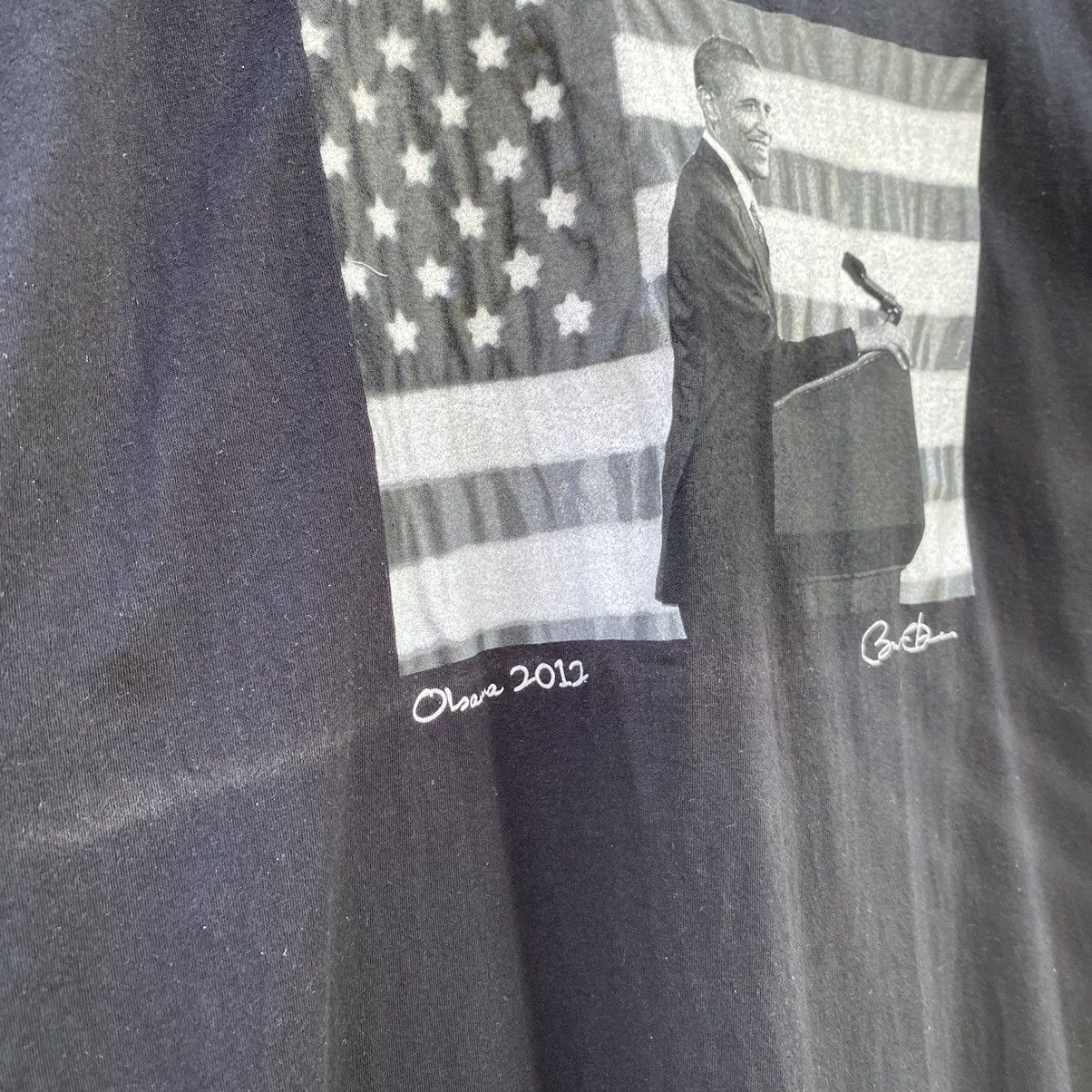 President's Faded Barack Obama President ERD GRUNGE GRAIL TEE Size US XL / EU 56 / 4 - 3 Thumbnail