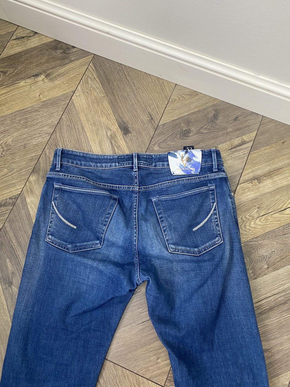 Designer × Vintage Vintage Handpicked Tapered Fit Denim Jeans Size US 33 - 12 Thumbnail