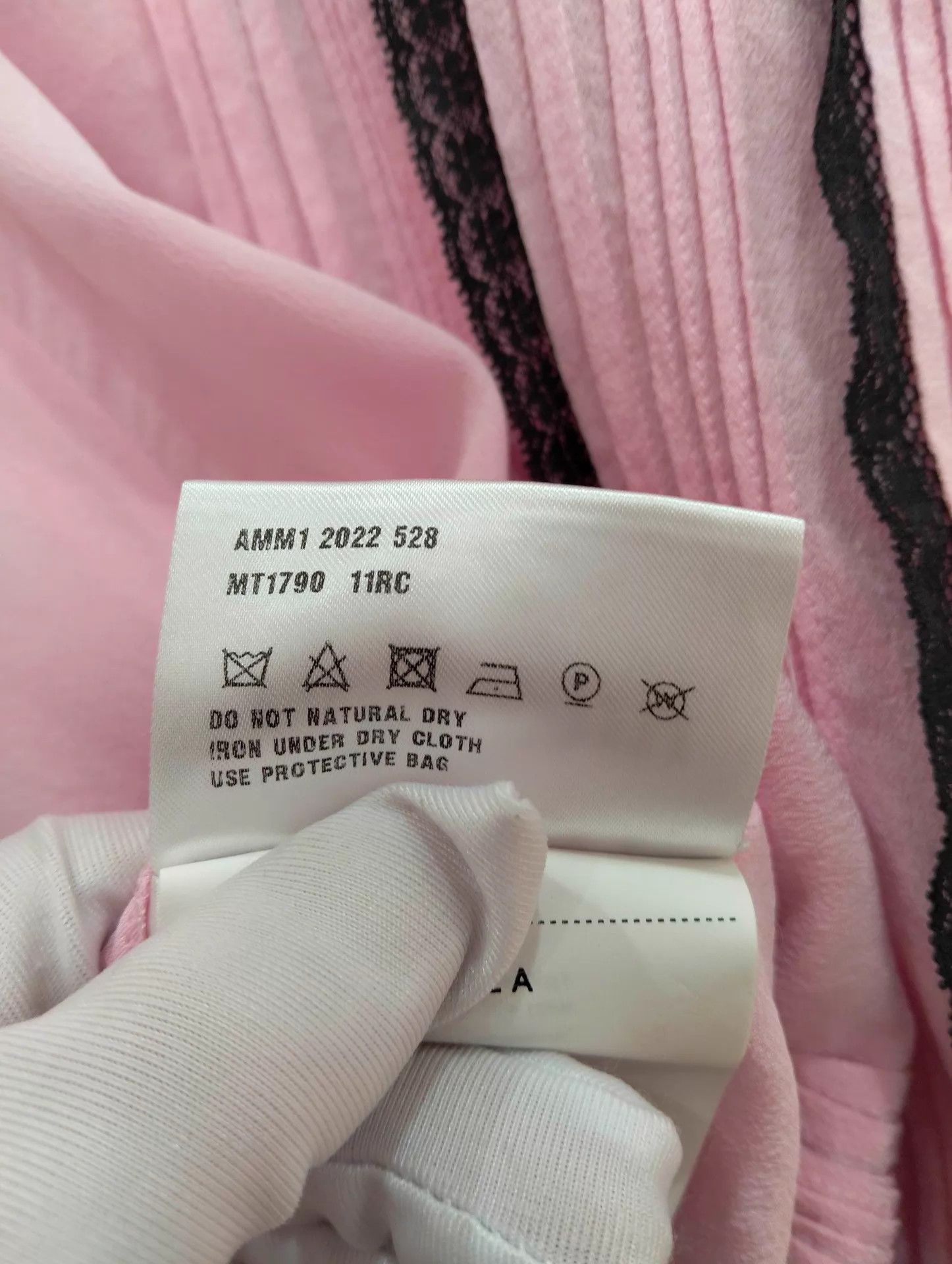 Miu Miu MIU MIU Collared Short Long-Sleeve Shirt Pink 36 Size XS / US 0-2 / IT 36-38 - 5 Thumbnail