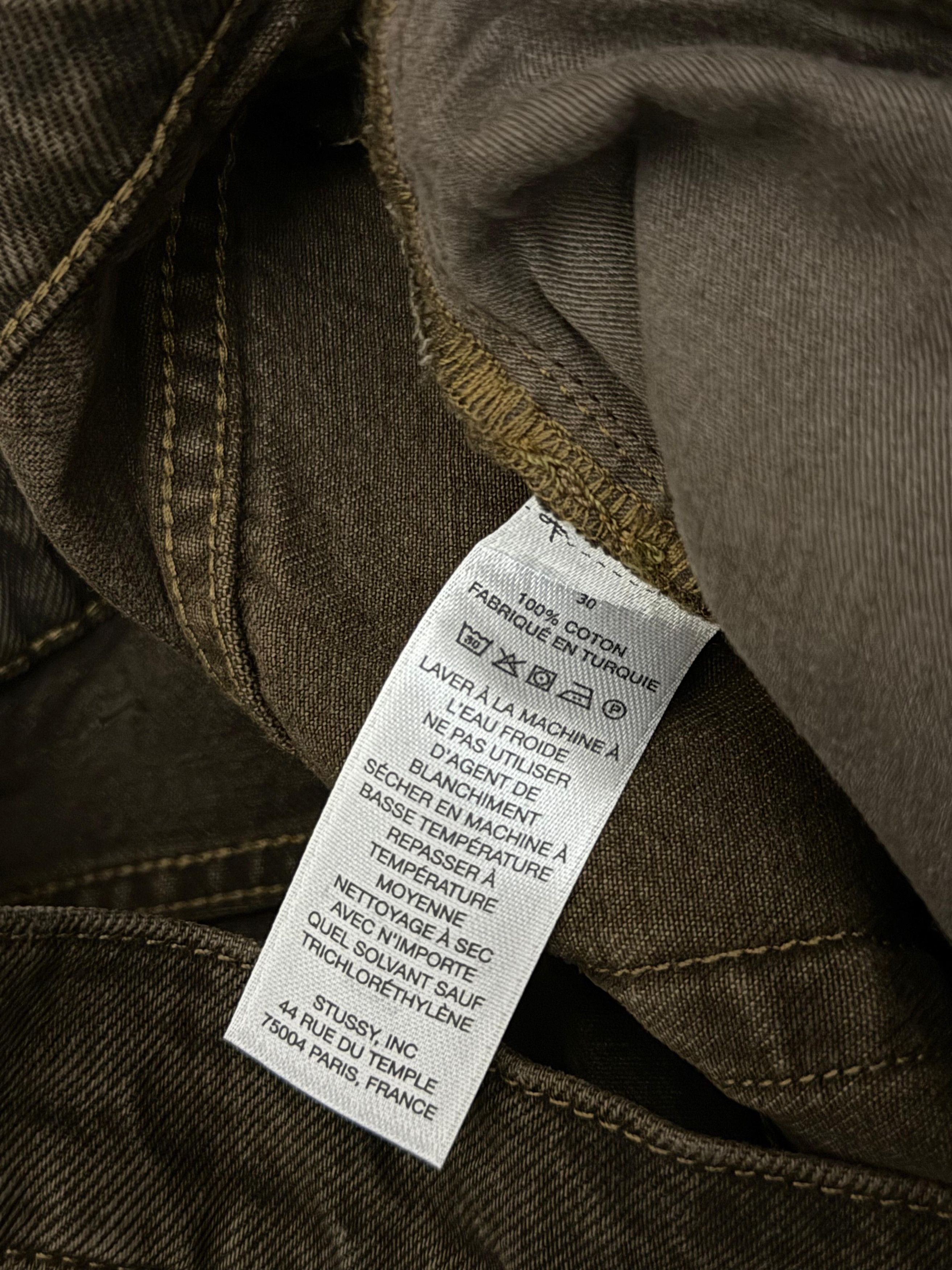 Stussy CC28 Mushroom Denim Jeans in Brown Size US 30 / EU 46 - 6 Thumbnail