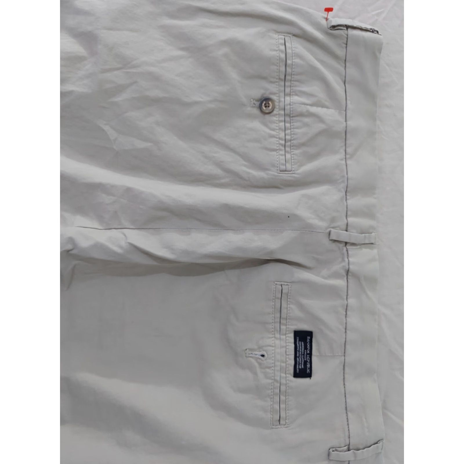 Banana Republic Mens Banana Republic Khaki Dress Pants 36x34 Slack Chino Trouser 36x32 Stretch Size US 36 / EU 52 - 2 Thumbnail