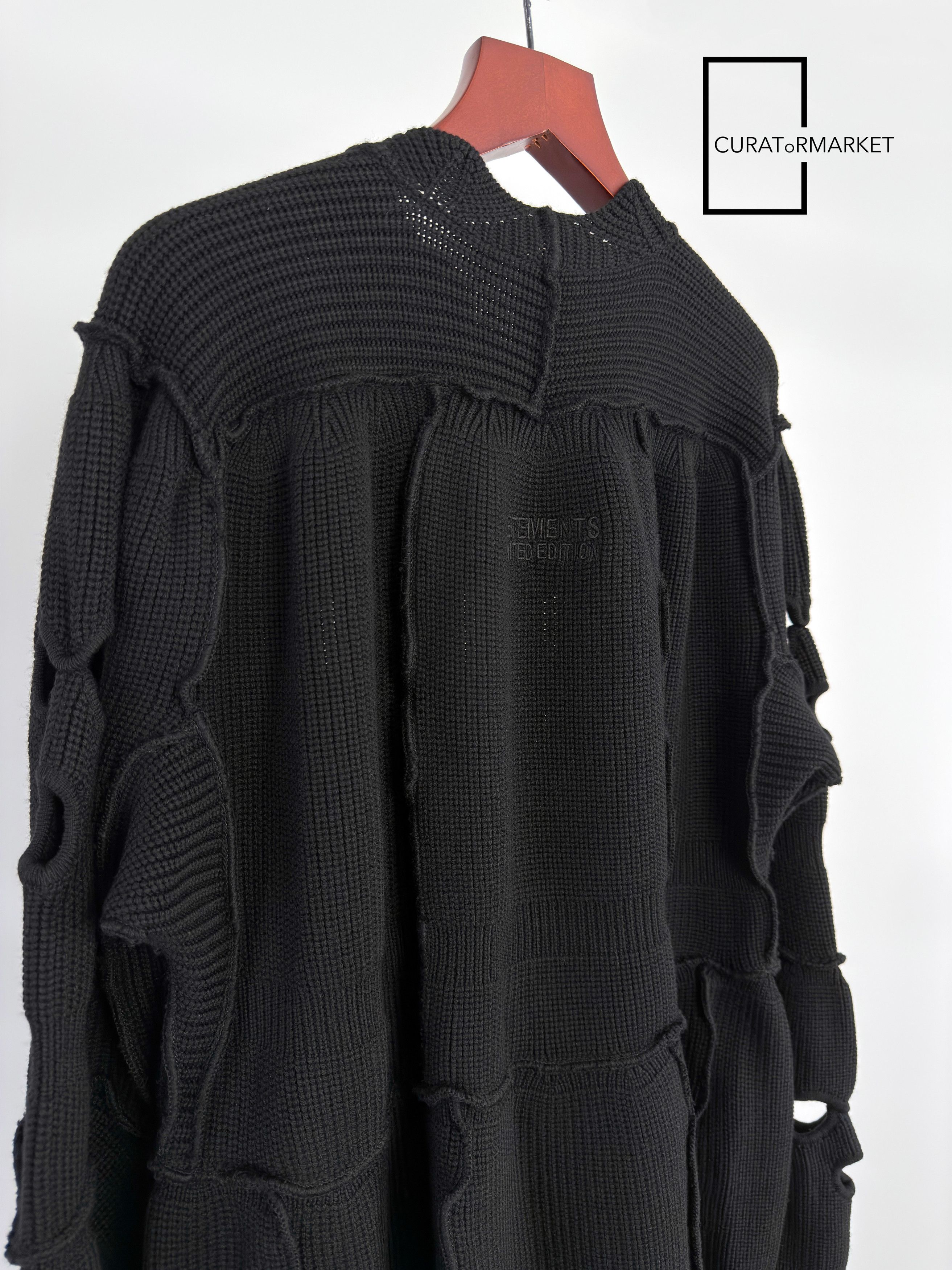 Vetements S Wool Multi Stitch Ski Mask Shiesty Balaclava Sweater FW25 Size US S / EU 44-46 / 1 - 7 Thumbnail