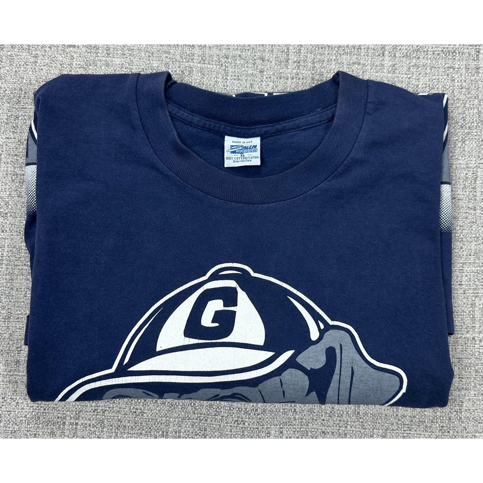 Salem Sportswear Georgetown Hoyas Shirt XL USA Single Stitched Salem 90s AOP Size US XL / EU 56 / 4 - 15 Thumbnail