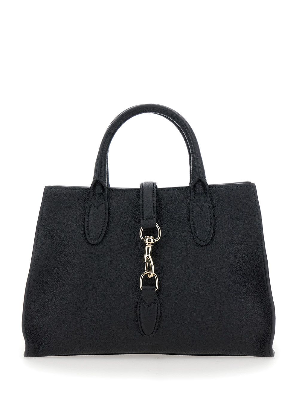 Gucci 'Jackie' Black Handbag with Horsebit on the Front and Removable Shoulder Strap in Leather Woman Size ONE SIZE - 1 Thumbnail
