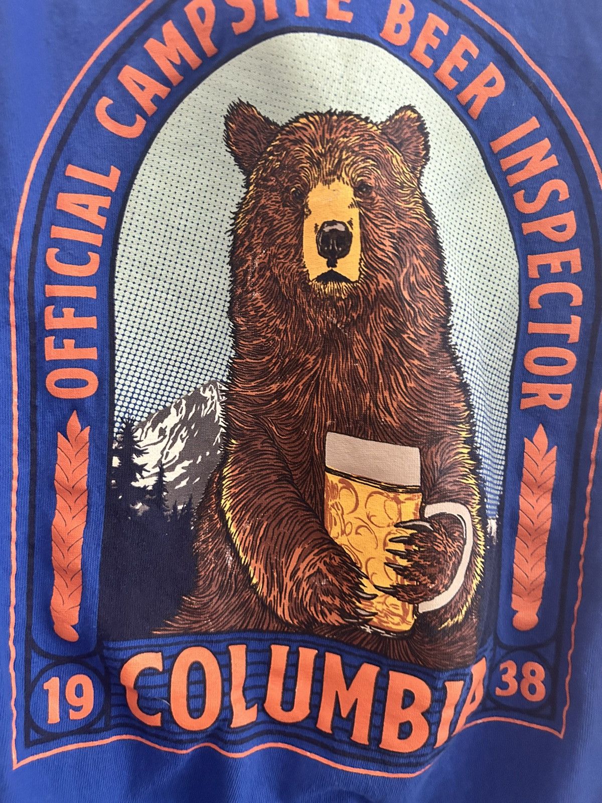 Columbia Columbia “Campsite Beer Inspector” Long Sleeve Bear Graphic Size US S / EU 44-46 / 1 - 5 Thumbnail