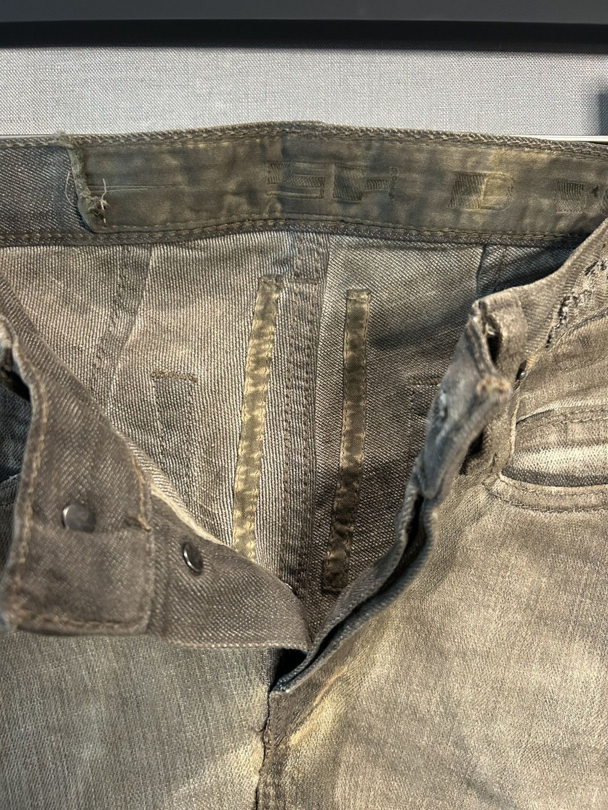 Rick Owens Rick Owens FW07 “Dust” Spiral Cut Jeans Size US 29 - 6 Thumbnail