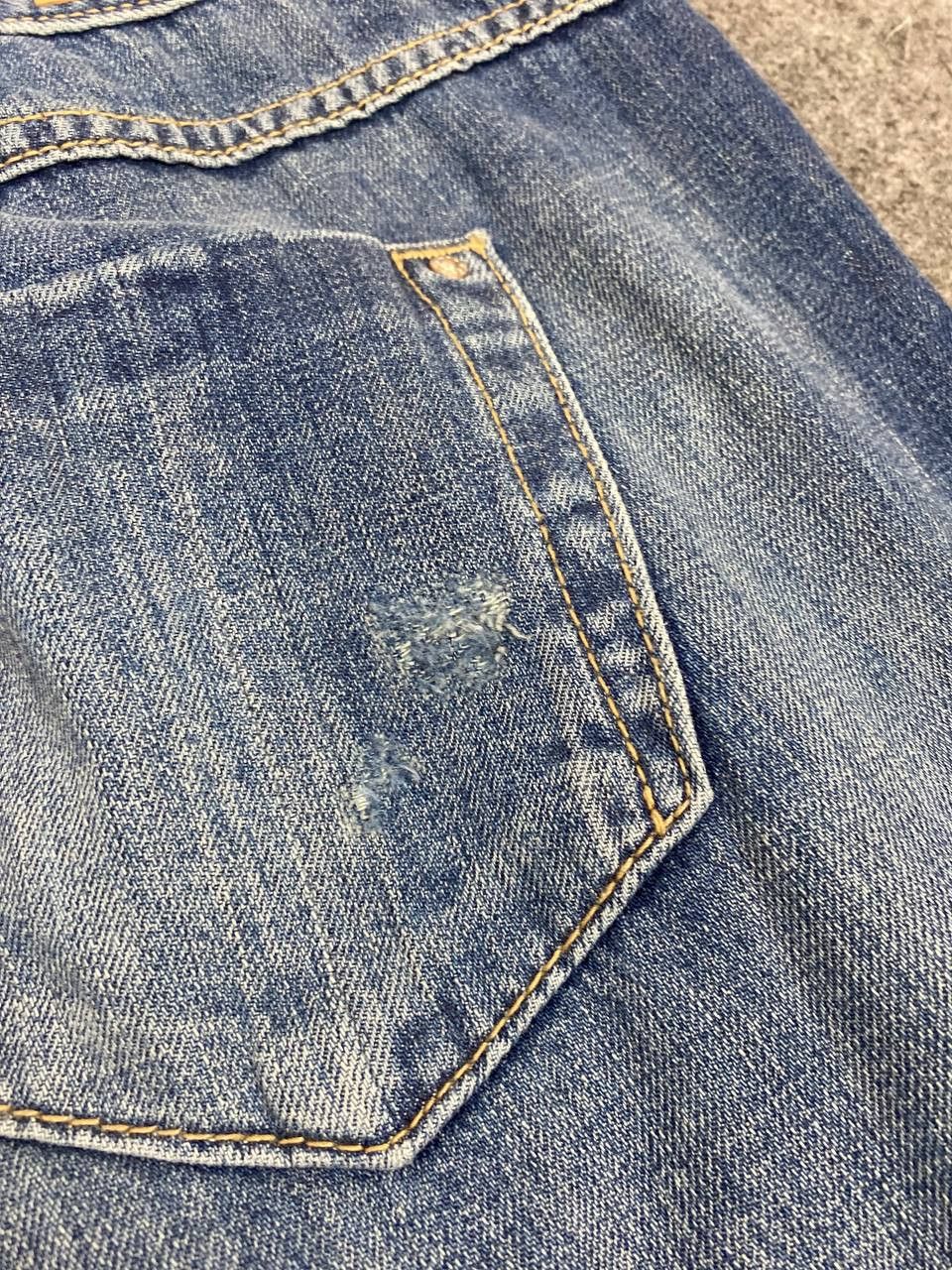 Other clockhouse denim straight cut distressed design Size 34" / US 12 / IT 48 - 4 Thumbnail