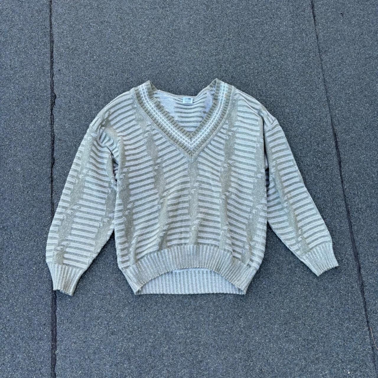 Japanese Brand × Vintage Vintage boxy sweater Size US L / EU 52-54 / 3 - 1 Thumbnail