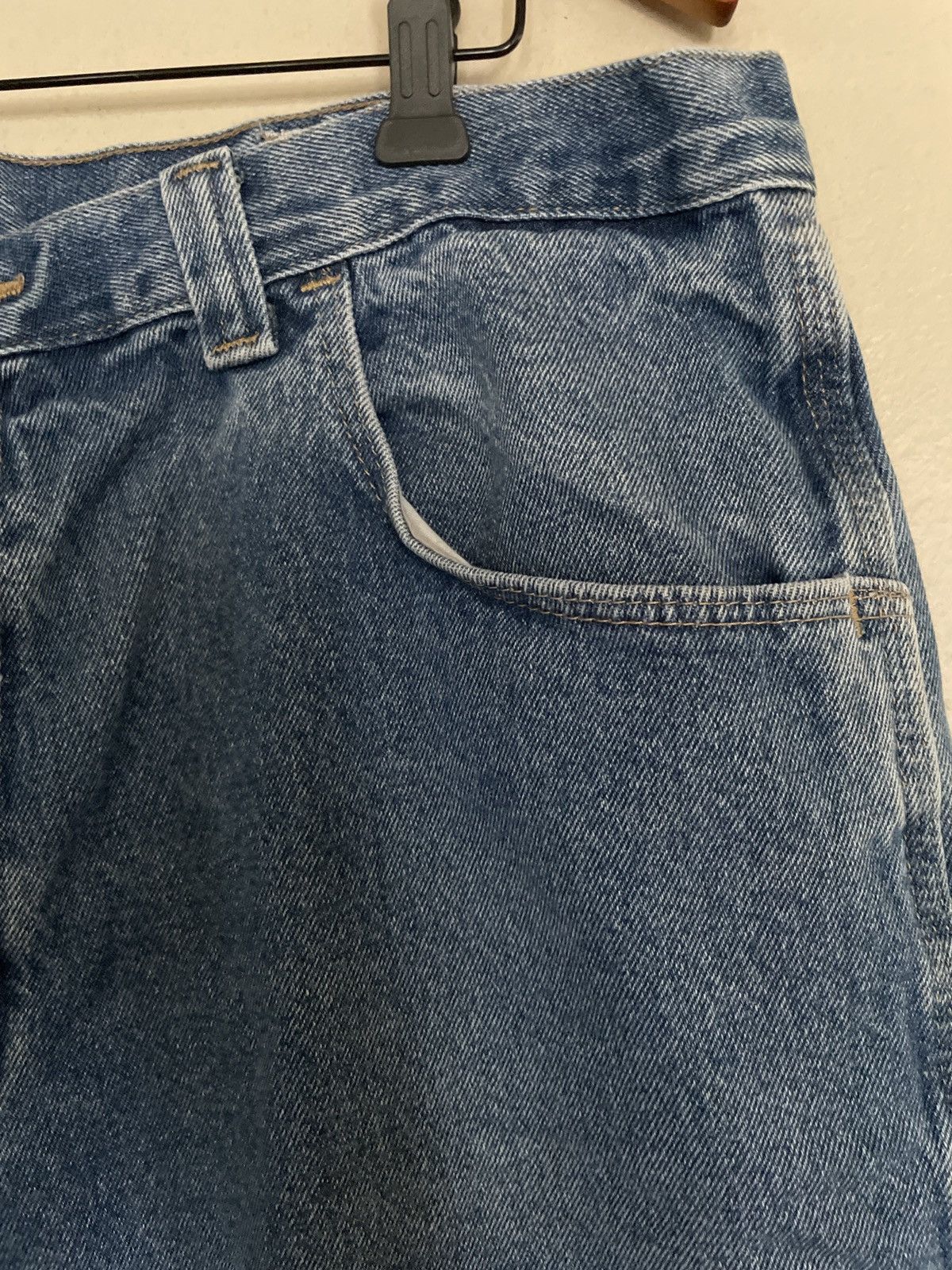 Vintage × Wrangler Wrangler Utility Jean Shorts Men’s Size 38 JORTS Blue Denim Size US 38 / EU 54 - 4 Thumbnail