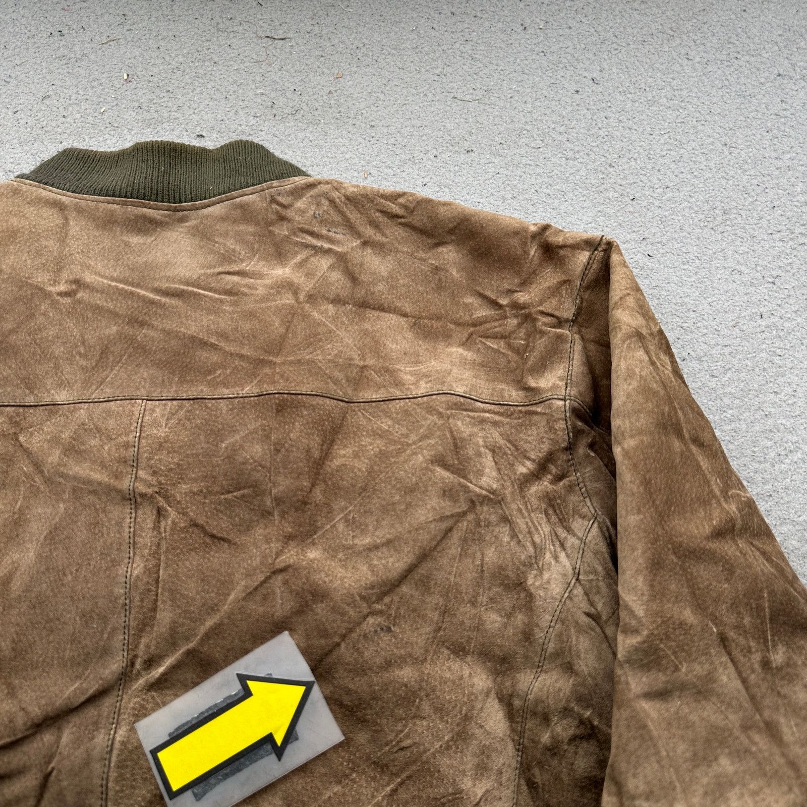 Other VTG Arizona Jean Genuine Leather Suede Bomber Jacket Large Size US L / EU 52-54 / 3 - 12 Thumbnail