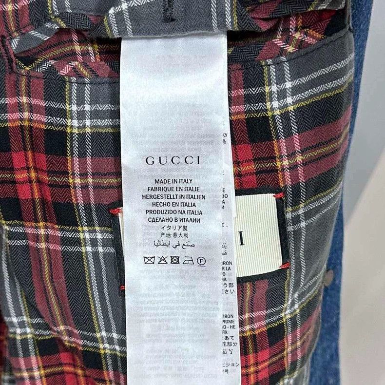 Gucci Gucci Squares make old logo denim jackets 2503-Nextarrow Size US XS / EU 42 / 0 - 7 Thumbnail