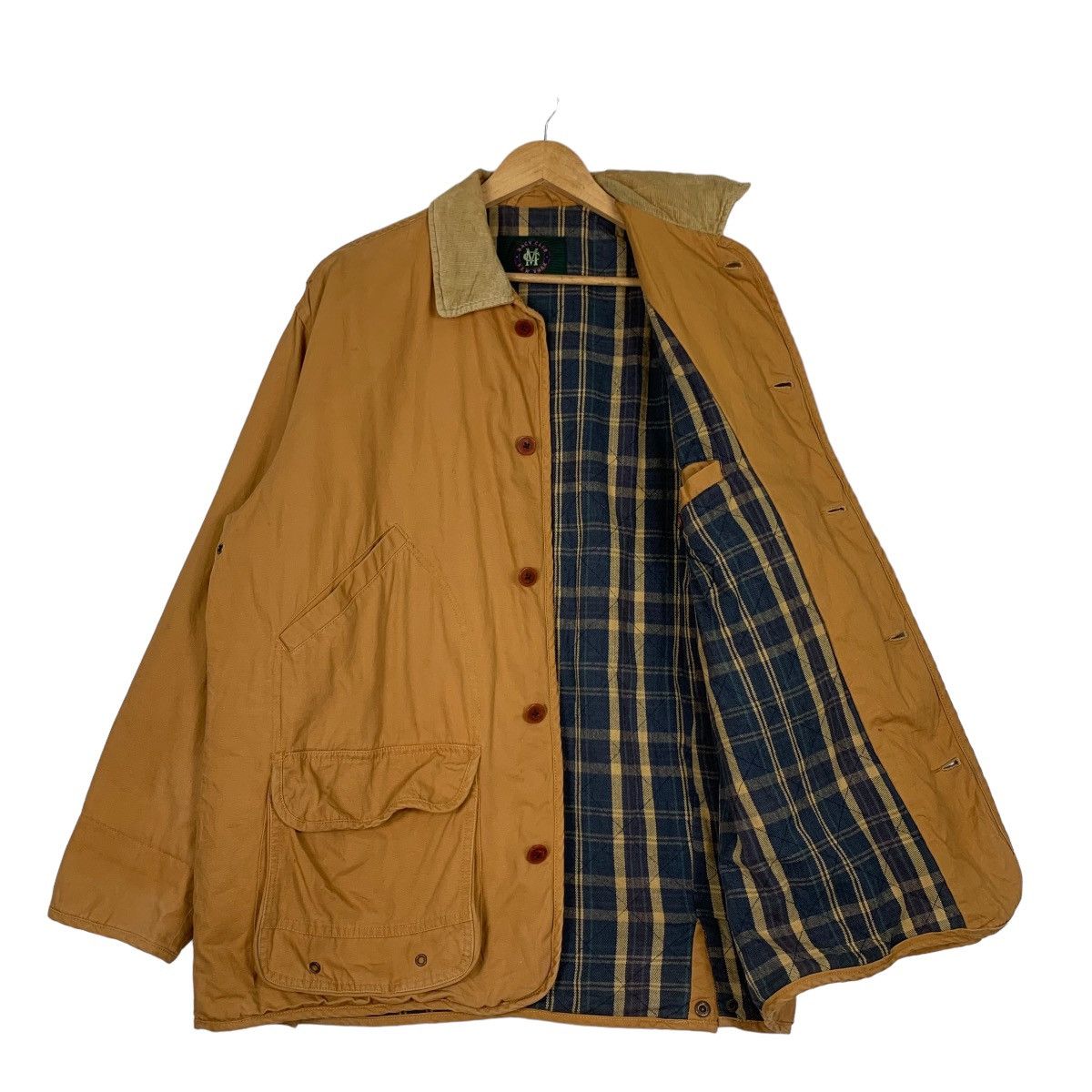Vintage MACY CLUB New York Tartan Lined Chore Jacket #1050-C47 Size US M / EU 48-50 / 2 - 9 Thumbnail