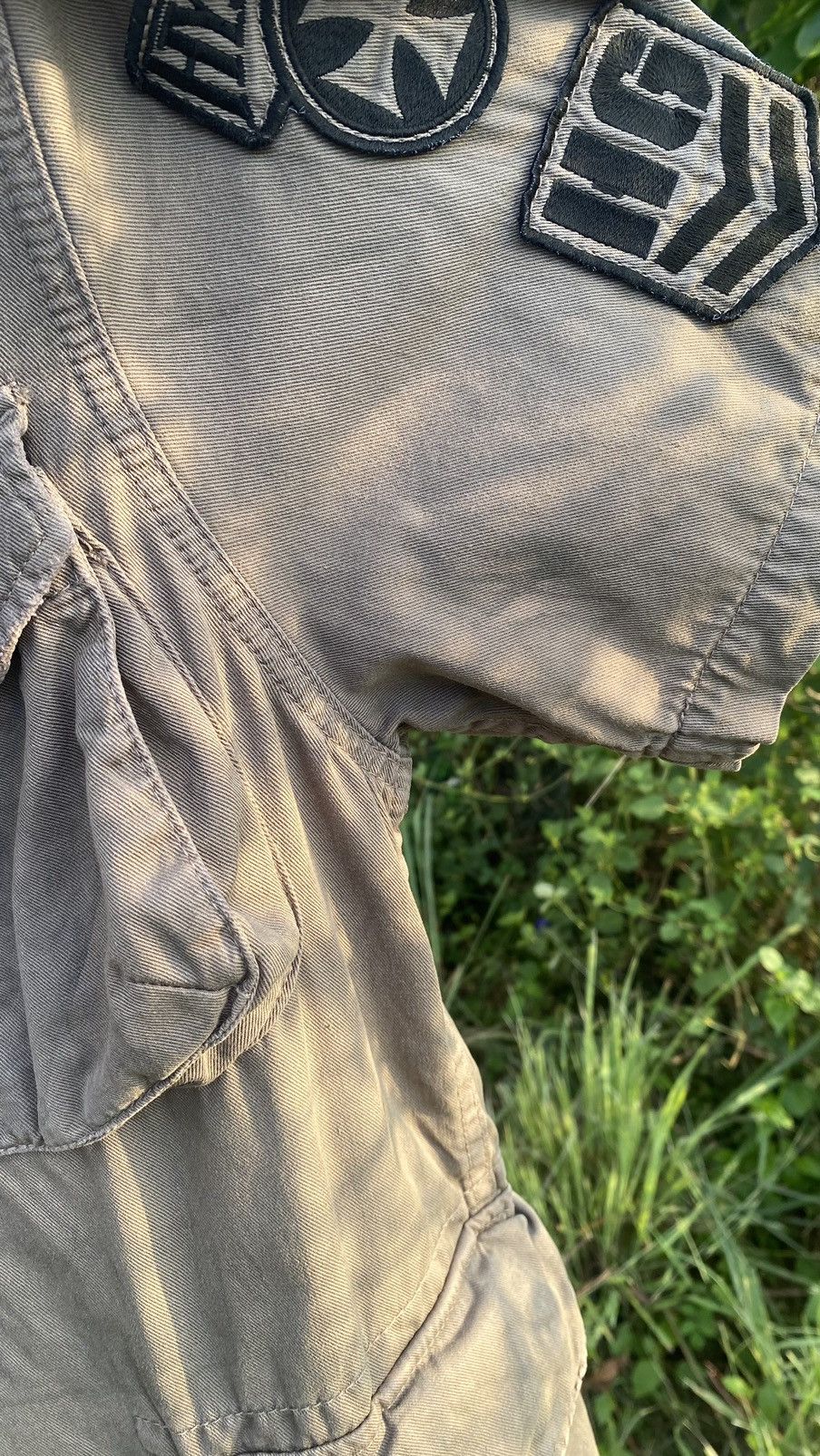 Hysteric Glamour Hysteric Glamour Dirty Wash Safari Shirt Size US S / EU 44-46 / 1 - 3 Thumbnail