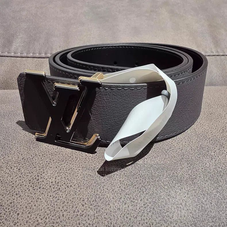 Louis Vuitton Louis Vuitton Three-layer LOGO calfskin leather belt Size ONE SIZE - 2 Thumbnail