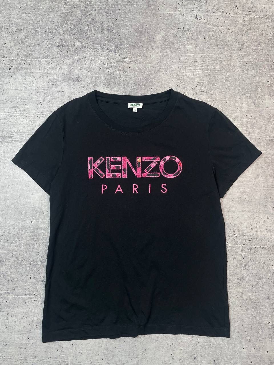 Kenzo Kenzo Paris Logo Women Tee T-Shirt Y2K Size L / US 10 / IT 46 - 1 Thumbnail