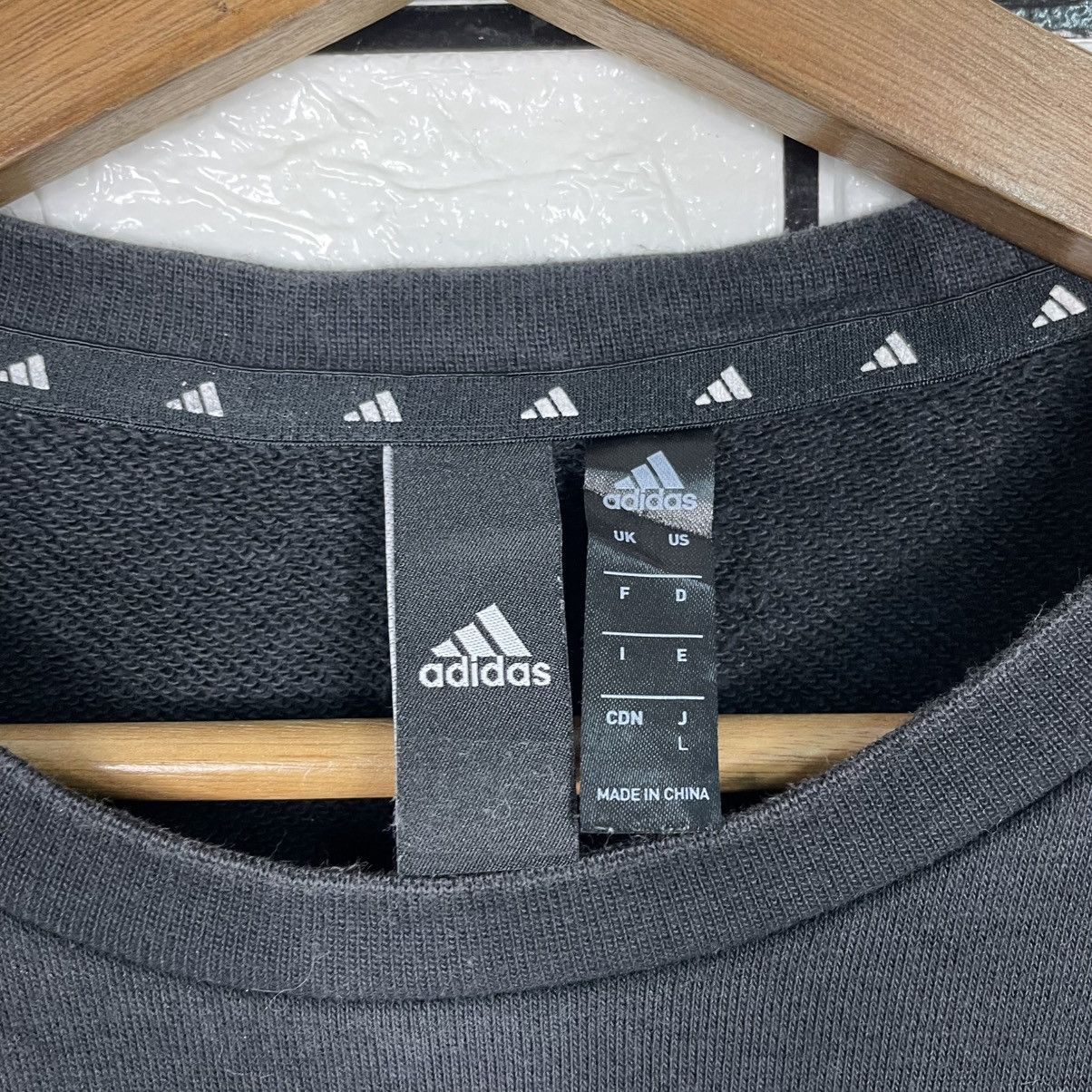 Adidas Adidas Big Logo Black Sweatshirt Size US M / EU 48-50 / 2 - 11 Thumbnail