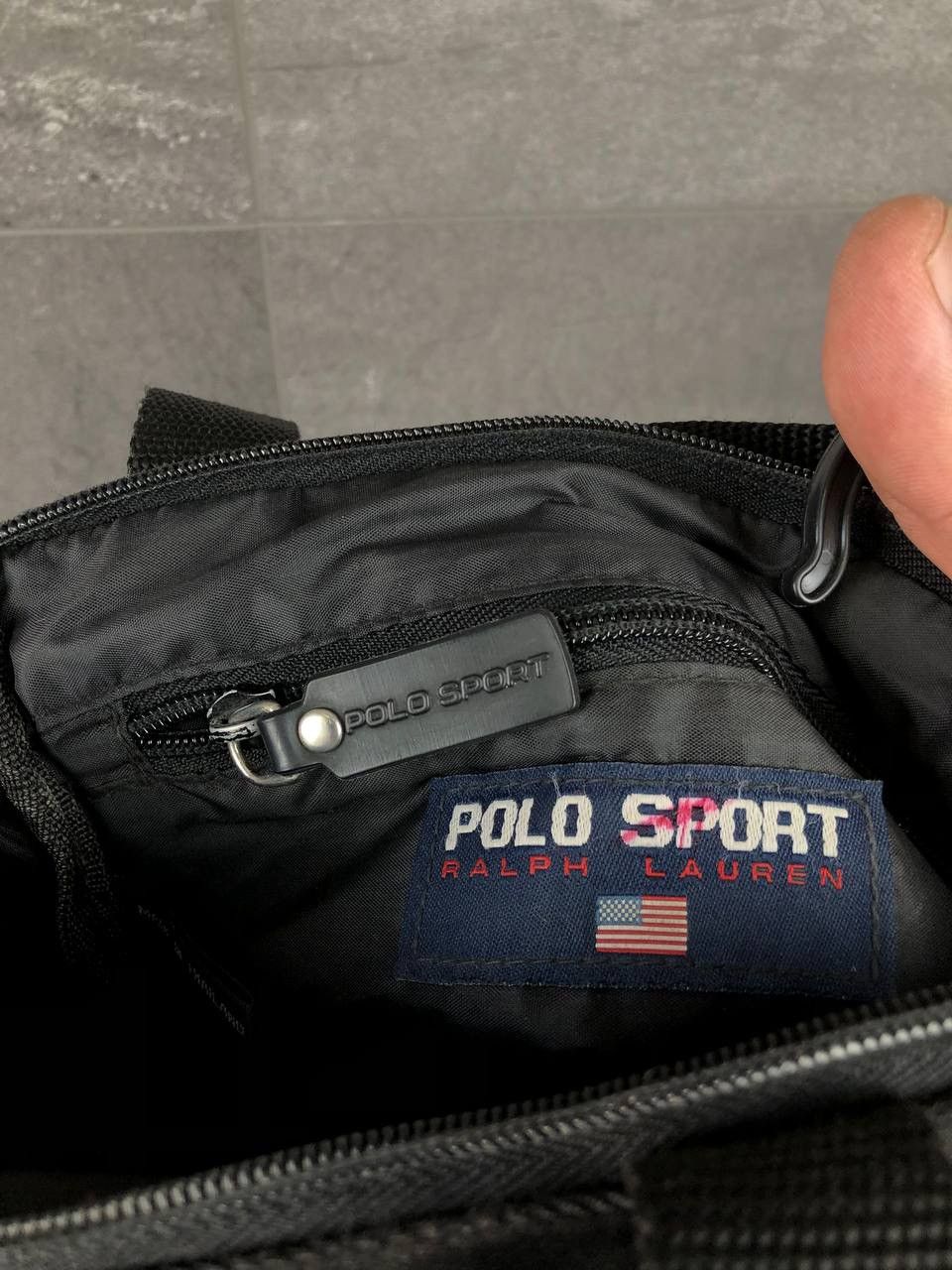 Other Vintage Polo Sport Ralph Lauren Black Mini Bag Sling Bag Size ONE SIZE - 12 Thumbnail