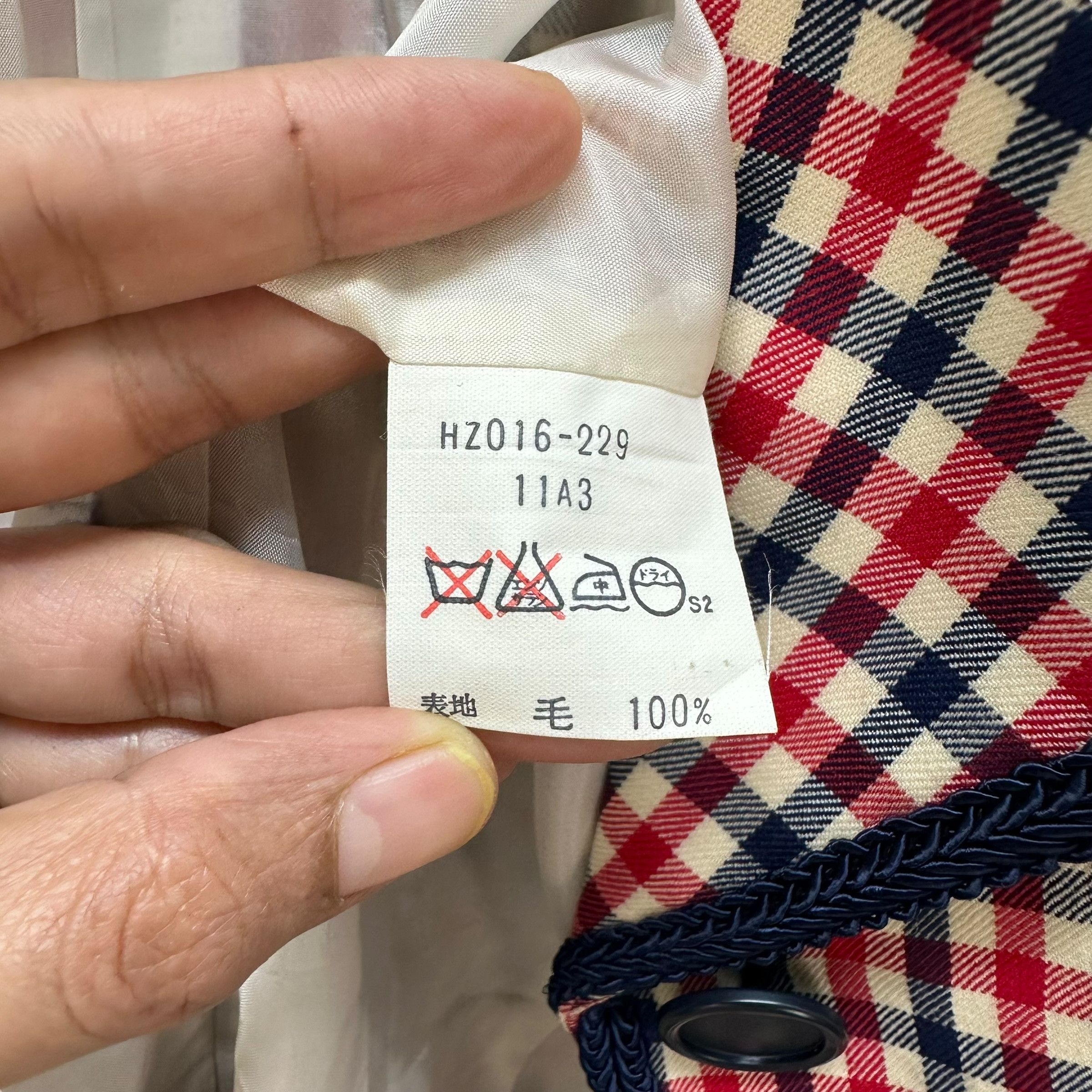 Yves Saint Laurent Yves Saint Laurent Checked Casual Jacket #A6-0168 Size M / US 6-8 / IT 42-44 - 8 Thumbnail