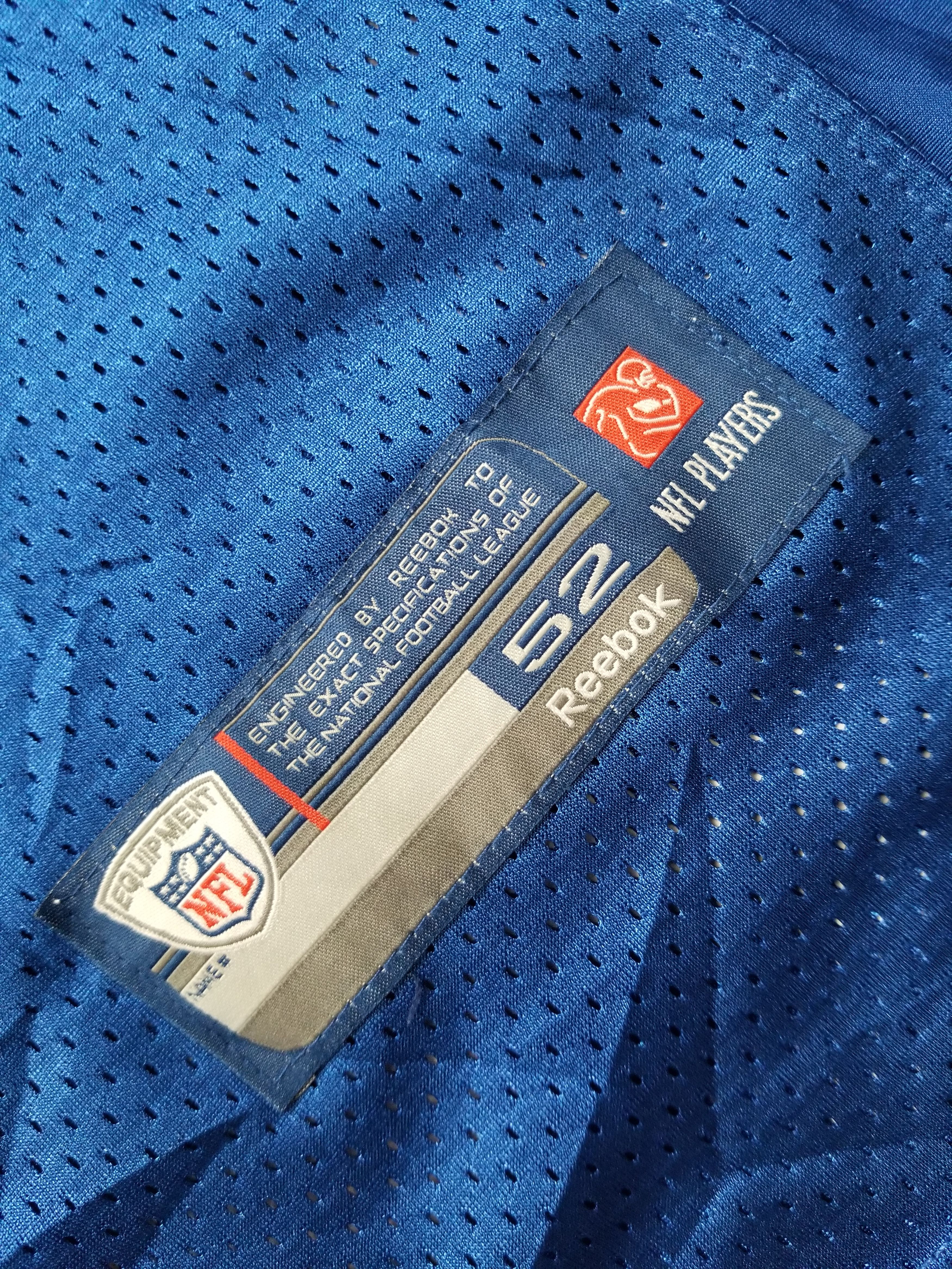 Reebok New York Giants Victor Cruz #80 Super Bowl NFL Sewn Jersey Size US XL / EU 56 / 4 - 20 Thumbnail