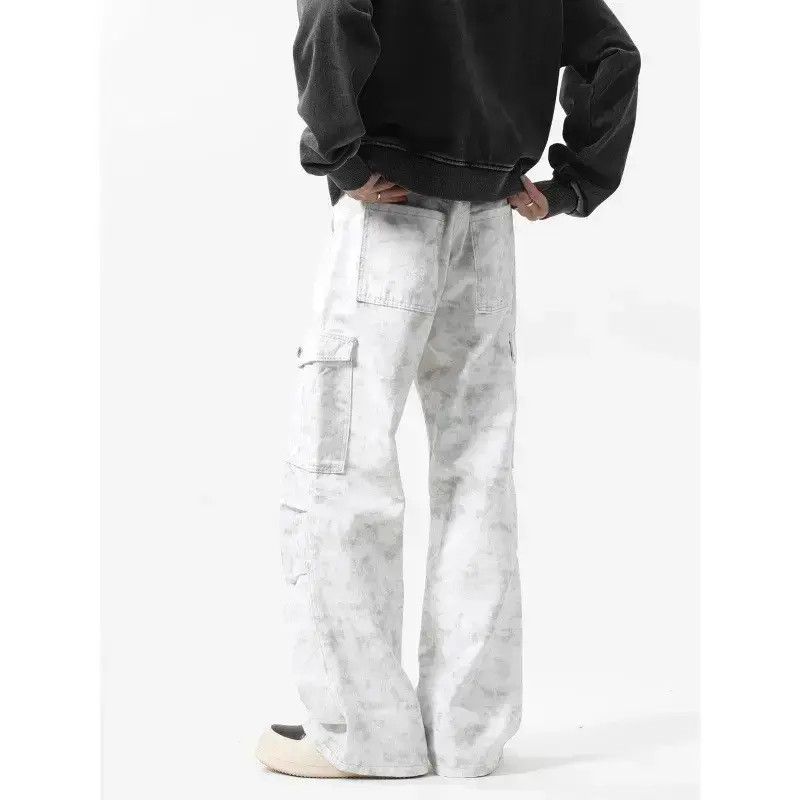 Japanese Brand Retro loose high street wide leg jeans Size US 32 / EU 48 - 3 Thumbnail