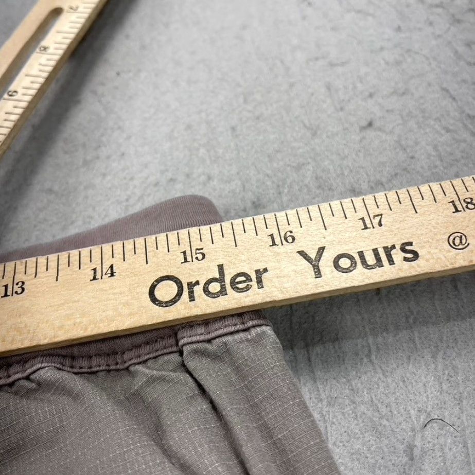 Vuori Vuori Pants Mens Large Gray Beige Cotton Jogger Traveler V434 - Activewear Pockets Adjustable Waist Tapered Regular Inseam 30" Men’s Pants Size US 33 - 6 Thumbnail