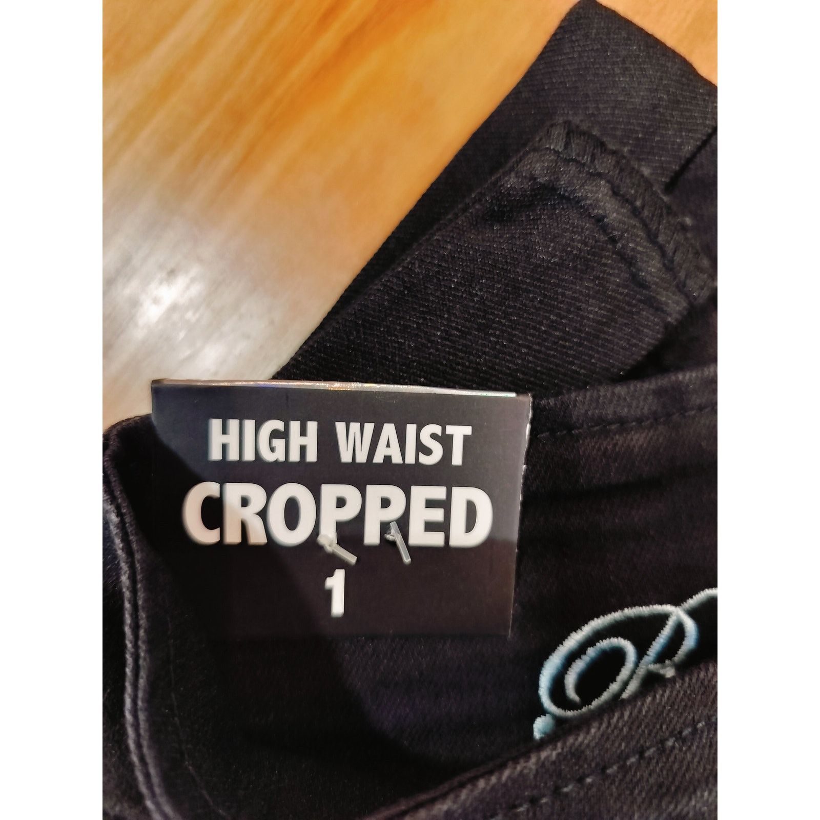 Other Rebel By Right High Waist Cropped Black Skinny Jeans Size 23" - 8 Thumbnail