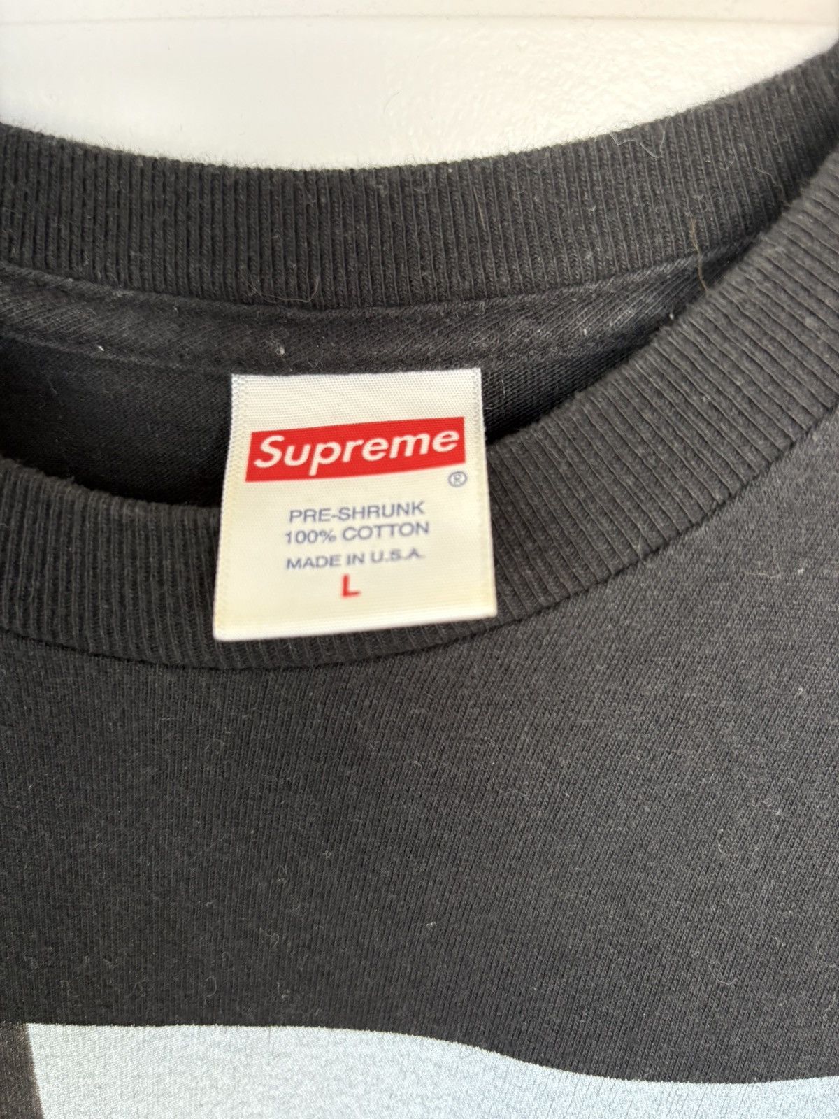 Supreme Black Supreme Banner T FW19 Size: L Size US L / EU 52-54 / 3 - 4 Thumbnail