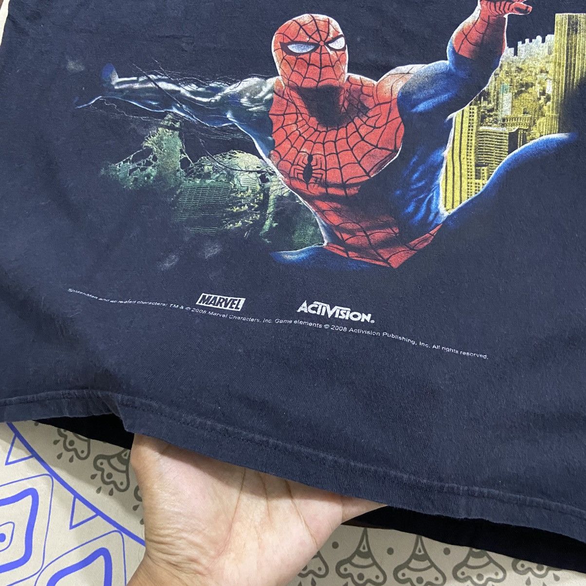 Vintage Y2K Spider-Man Web Of Shadows Size US XL / EU 56 / 4 - 3 Thumbnail