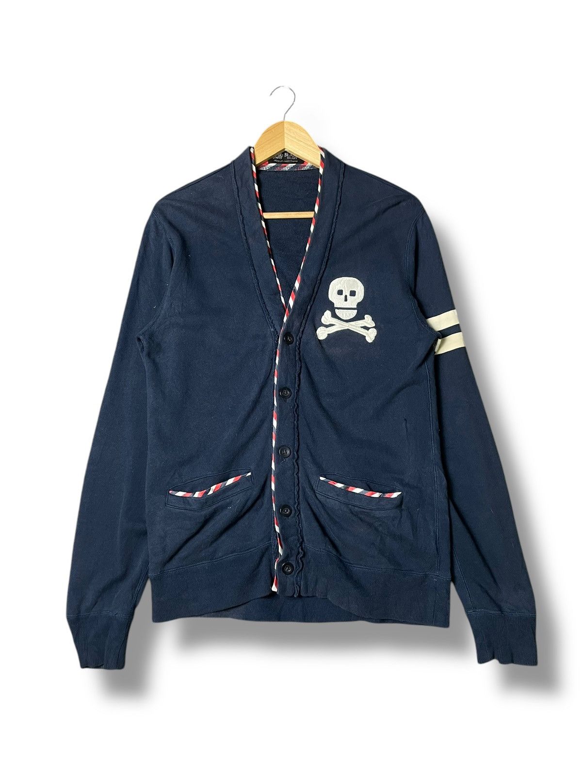 Vintage Beams Plus Skull Cardigan (73)