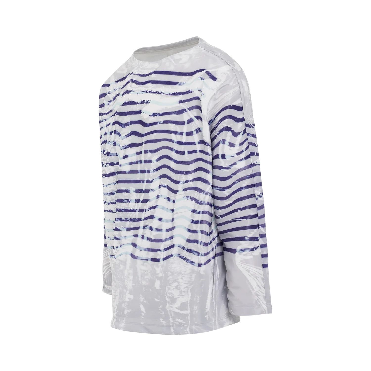 Doublet o1mris0824 Basque T-Shirt in White/Blue Size US M / EU 48-50 / 2 - 2 Thumbnail