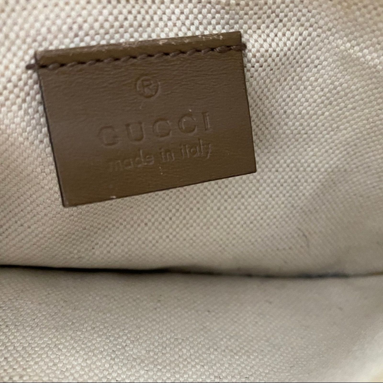 Gucci Gucci Diamanté Brown Canvas Leather Mini Tote & Pouch Size ONE SIZE - 12 Thumbnail