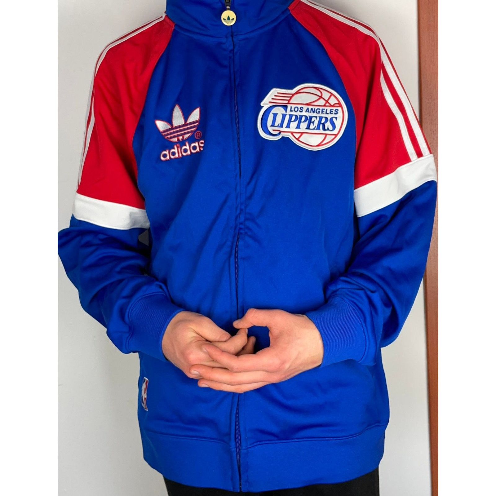Adidas × NBA × Vintage Adidas Men's Blue LA Clippers Basketball Team Track Jacket L Size US L / EU 52-54 / 3 - 2 Thumbnail